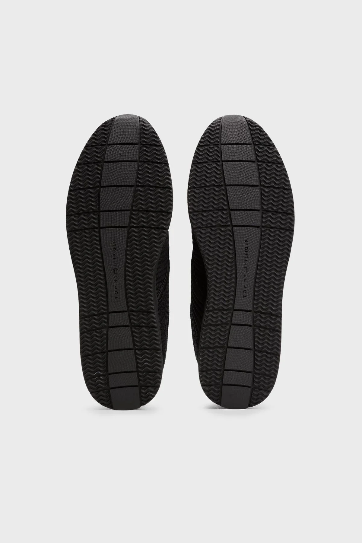 Tommy Hilfiger Logolu Örgü Spor Erkek Ayakkabı FM0FM05527 BDS SİYAH - 7