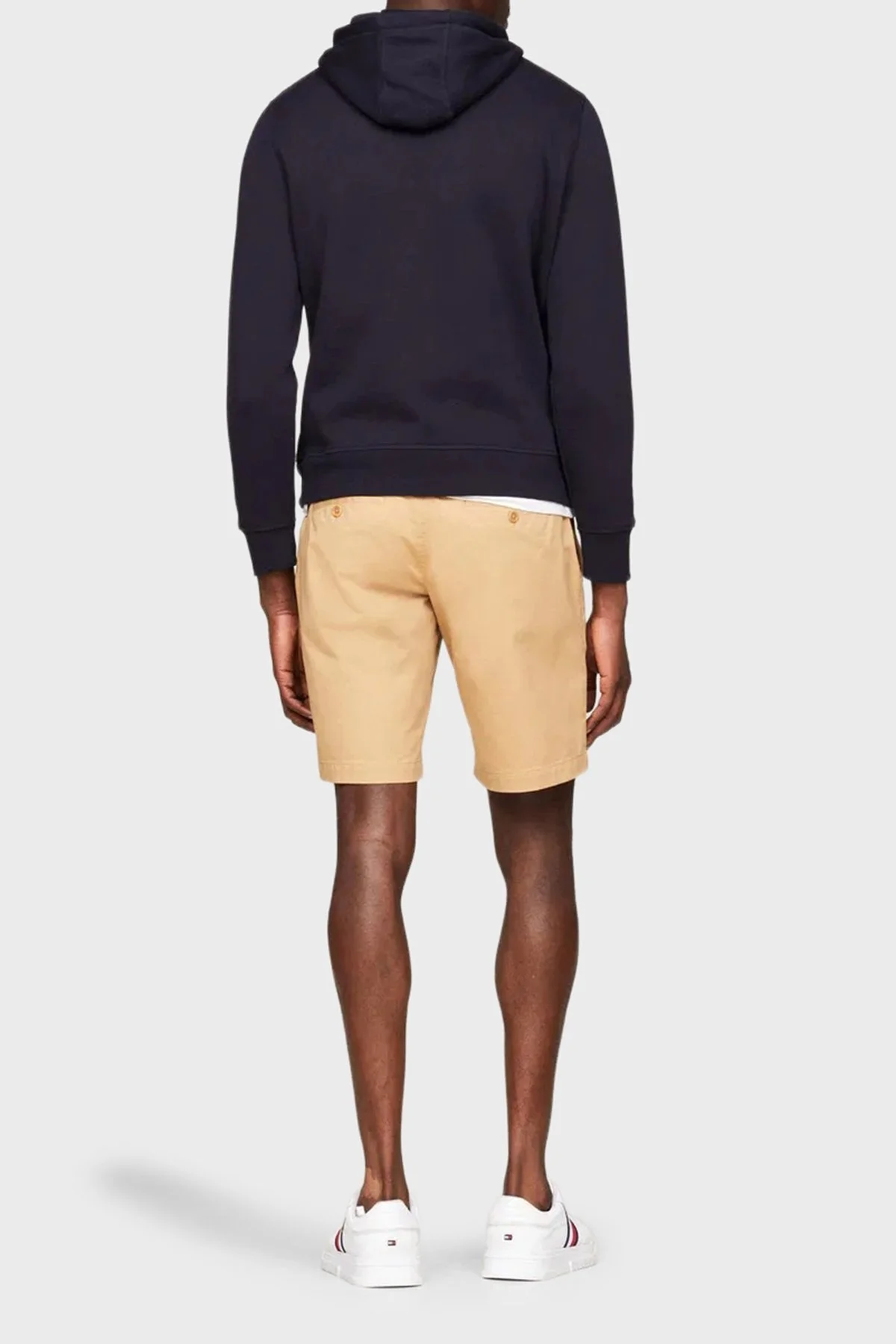 Tommy Hilfiger Logolu Pamuklu Regular Fit Kapüşonlu Erkek Sweat MW0MW10752 403 LACİVERT - 3