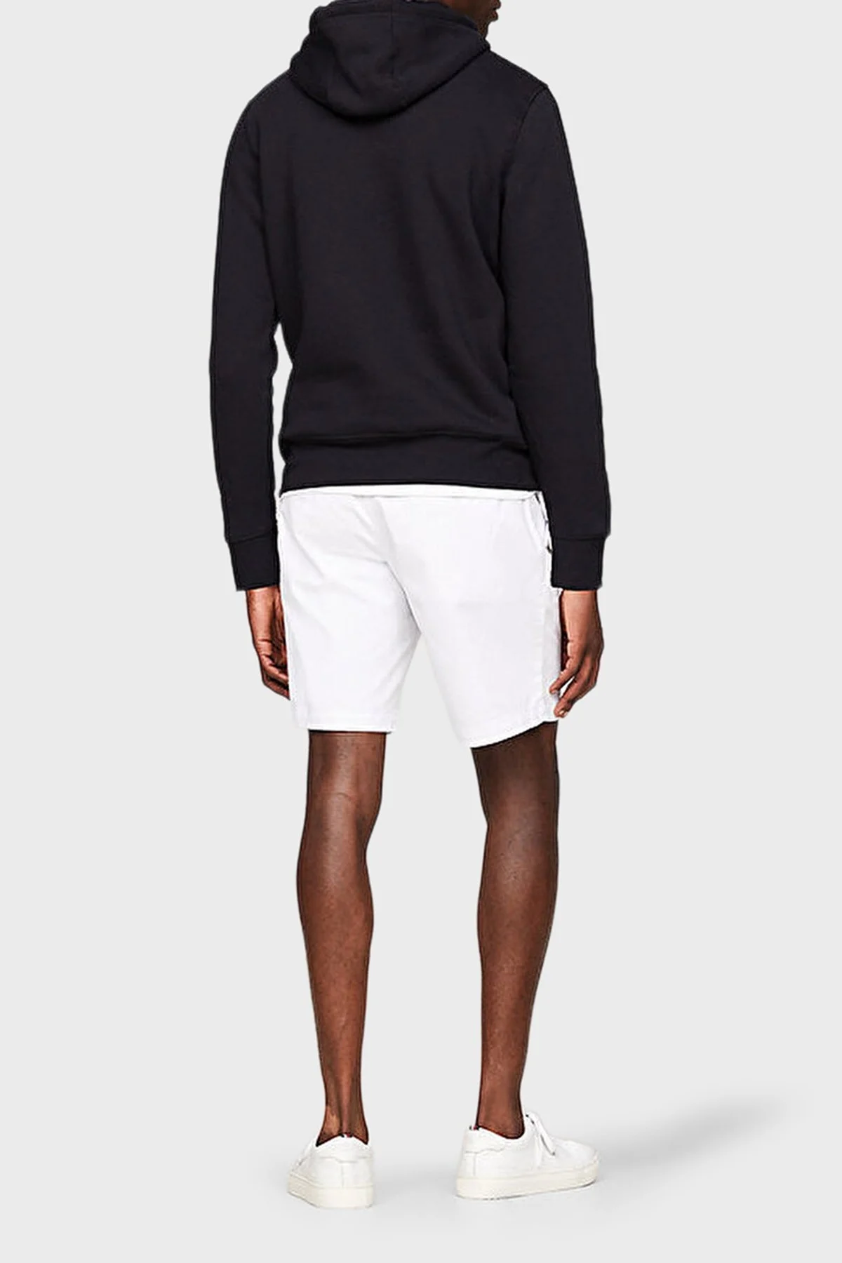 Tommy Hilfiger Logolu Pamuklu Regular Fit Kapüşonlu Erkek Sweat MW0MW10752 BAS SİYAH - 3