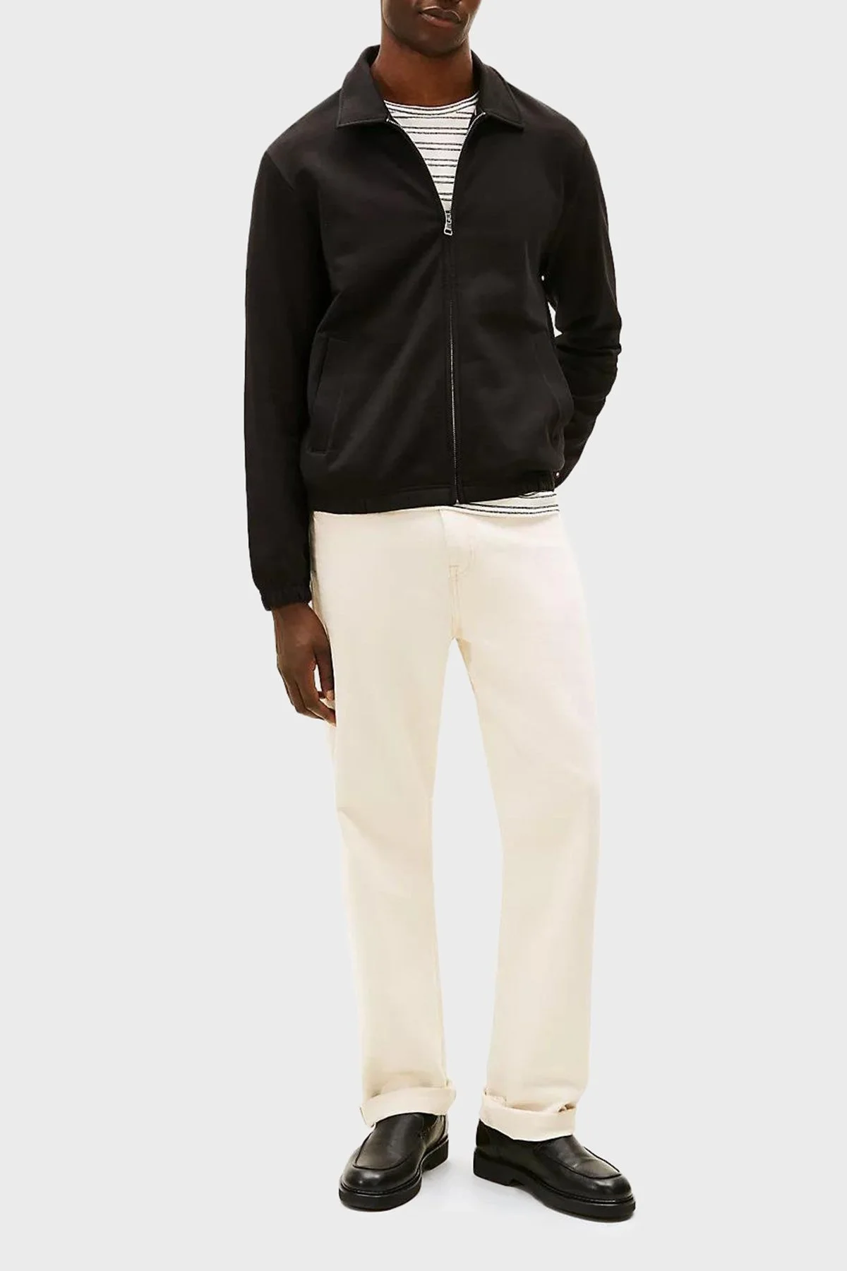 Tommy Hilfiger Logolu Pamuklu Regular Fit Klasik Yaka Erkek Ceket MW0MW41767 BDS SİYAH - 2