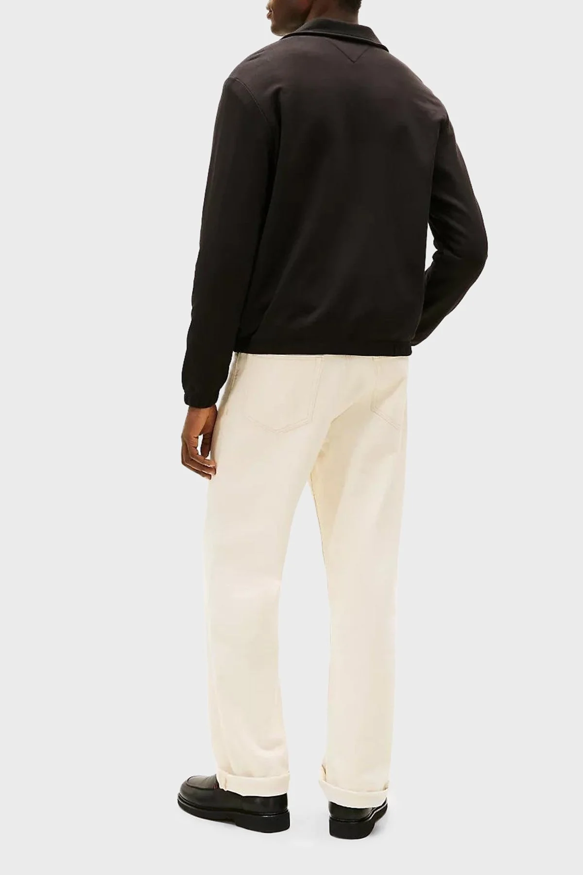 Tommy Hilfiger Logolu Pamuklu Regular Fit Klasik Yaka Erkek Ceket MW0MW41767 BDS SİYAH - 3