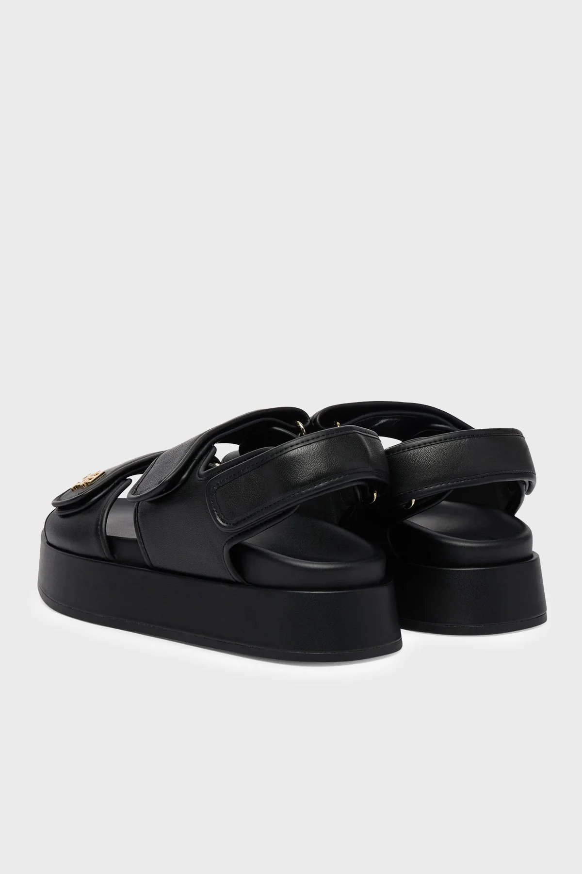 Tommy Hilfiger Logolu Platform Kadın Sandalet FW0FW09119 BDS SİYAH - 4