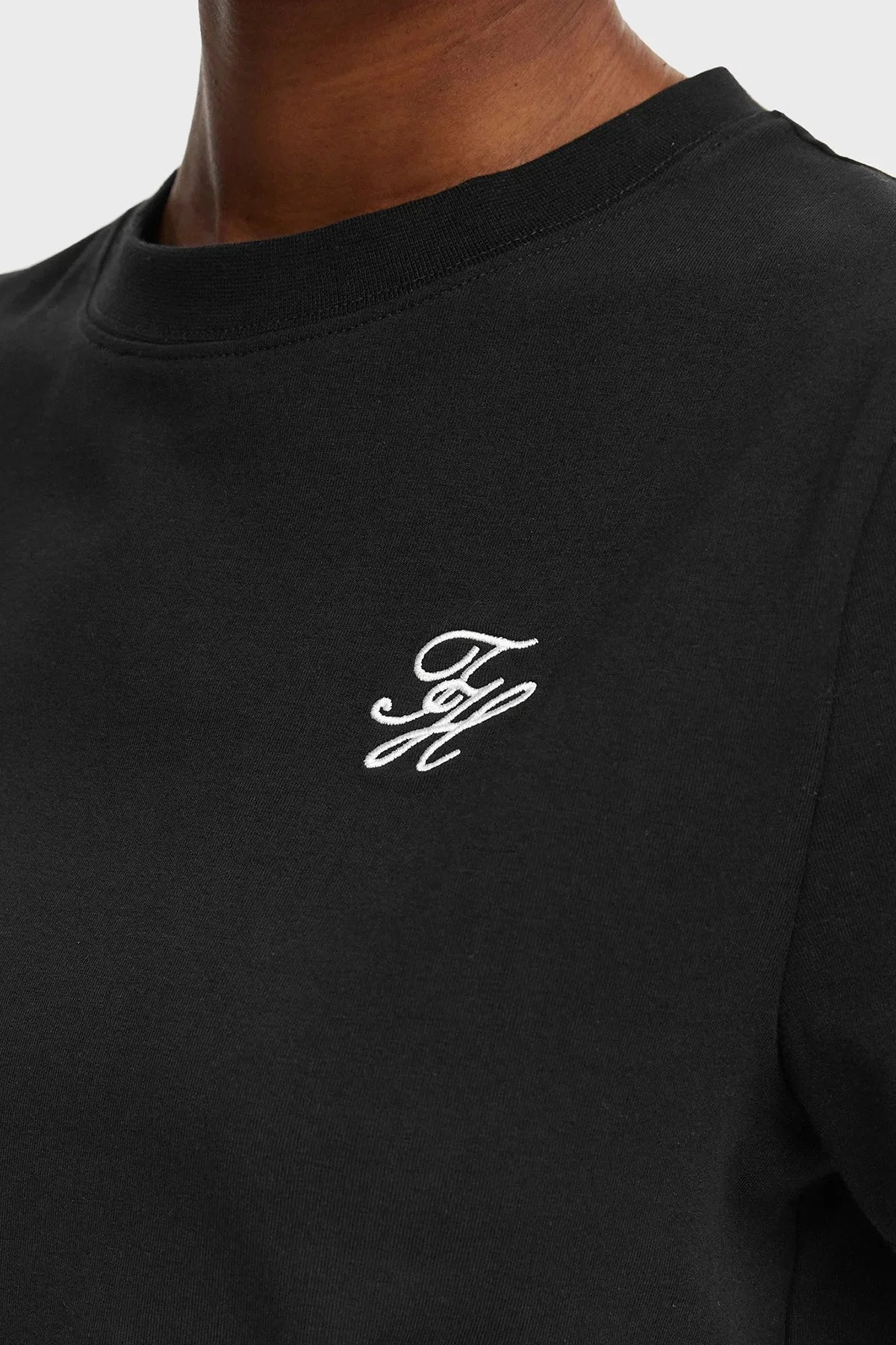 Tommy Hilfiger Logolu Regular Fit Bisiklet Yaka Kadın T Shirt WW0WW49941 BDS Siyah - 4