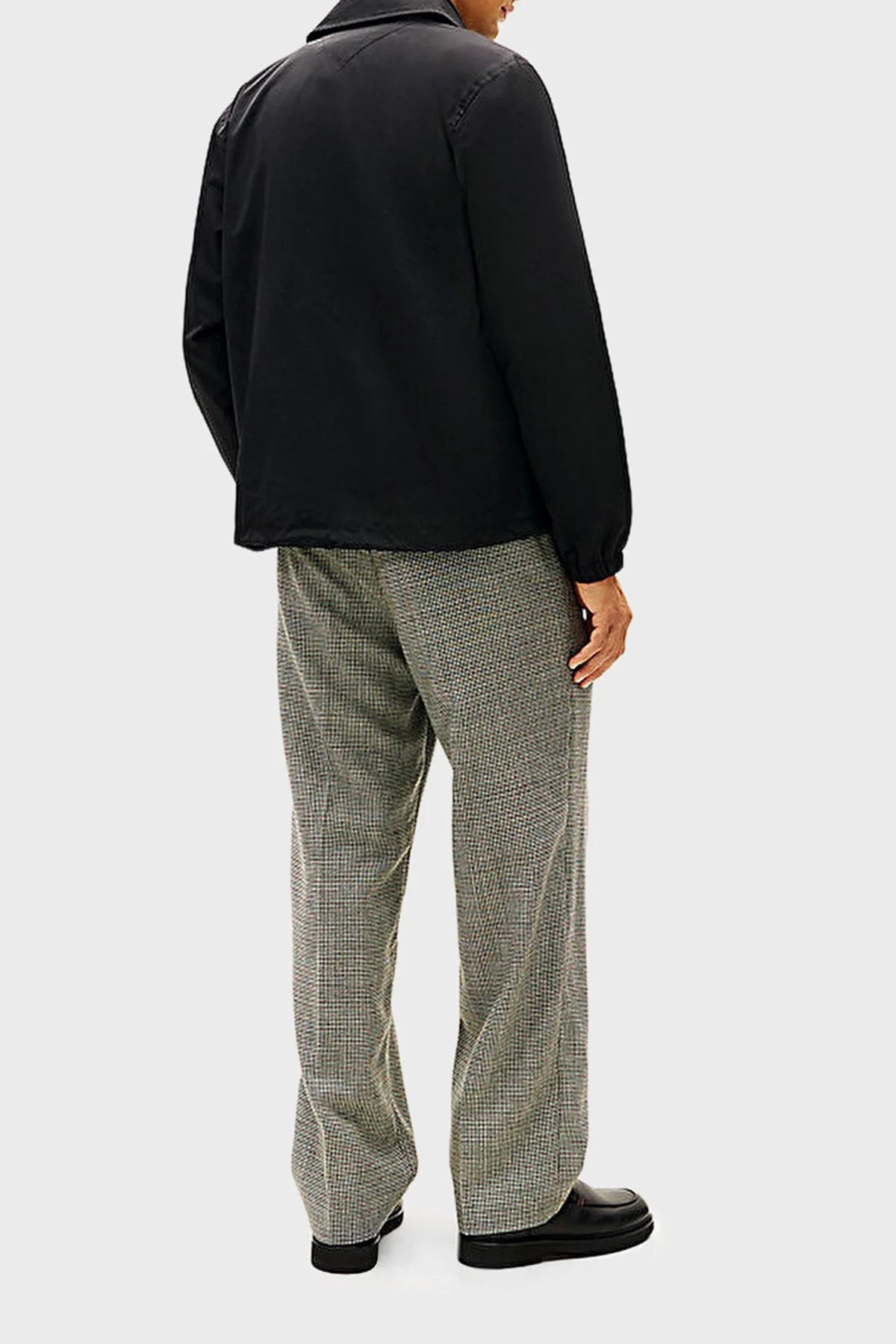 Tommy Hilfiger Logolu Regular Fit Çıtçıt Düğmeli Erkek Mont MW0MW41871 BDS SİYAH - 3