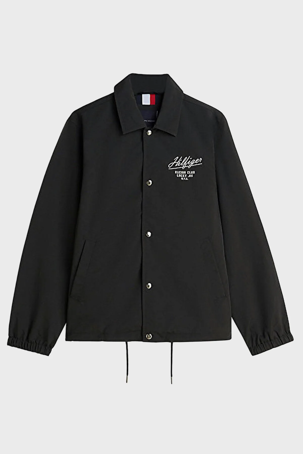 Tommy Hilfiger Logolu Regular Fit Çıtçıt Düğmeli Erkek Mont MW0MW41871 BDS SİYAH - 6