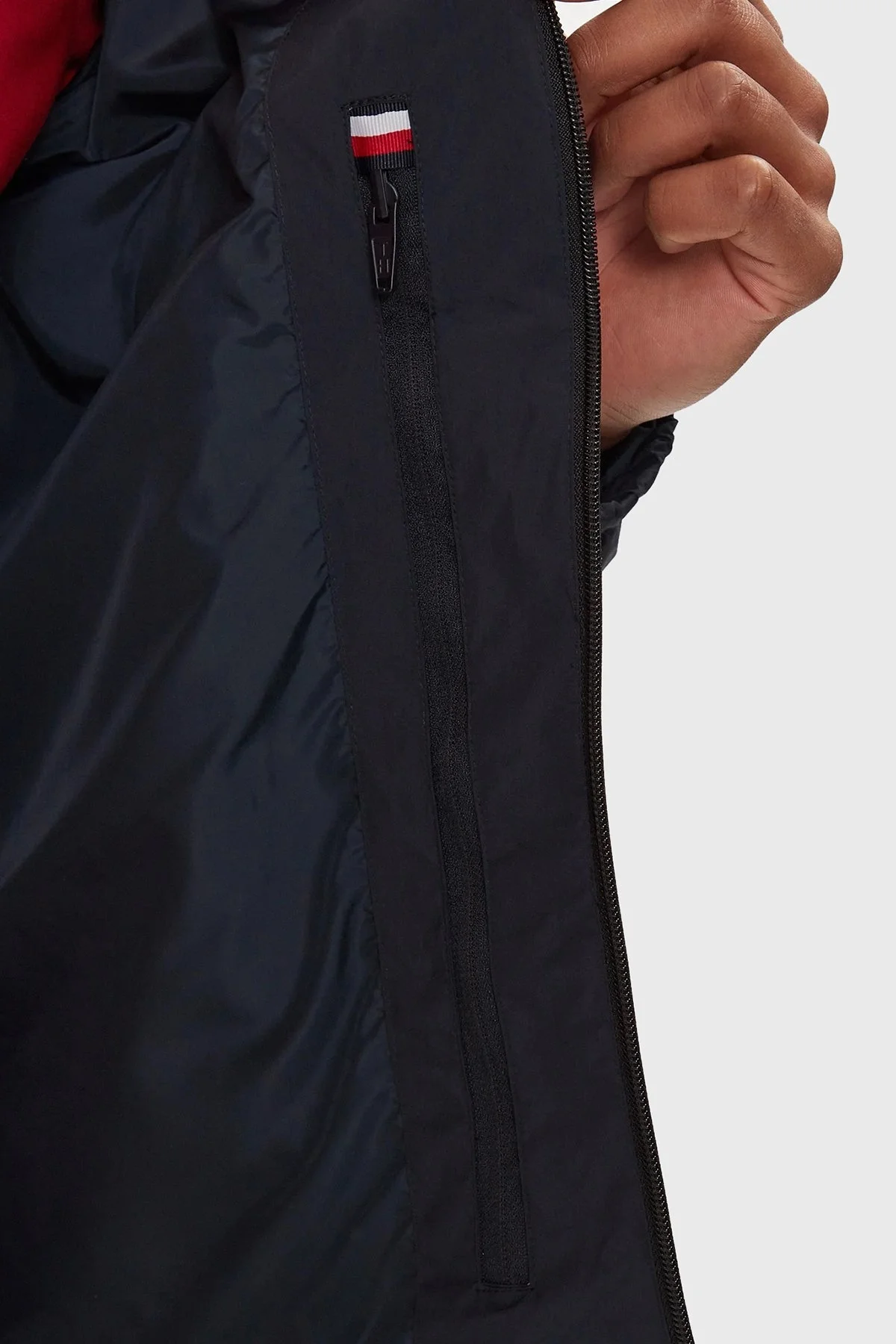 Tommy Hilfiger Logolu Regular Fit Erkek Ceket MW0MW34456 DW5 LACİVERT - 3