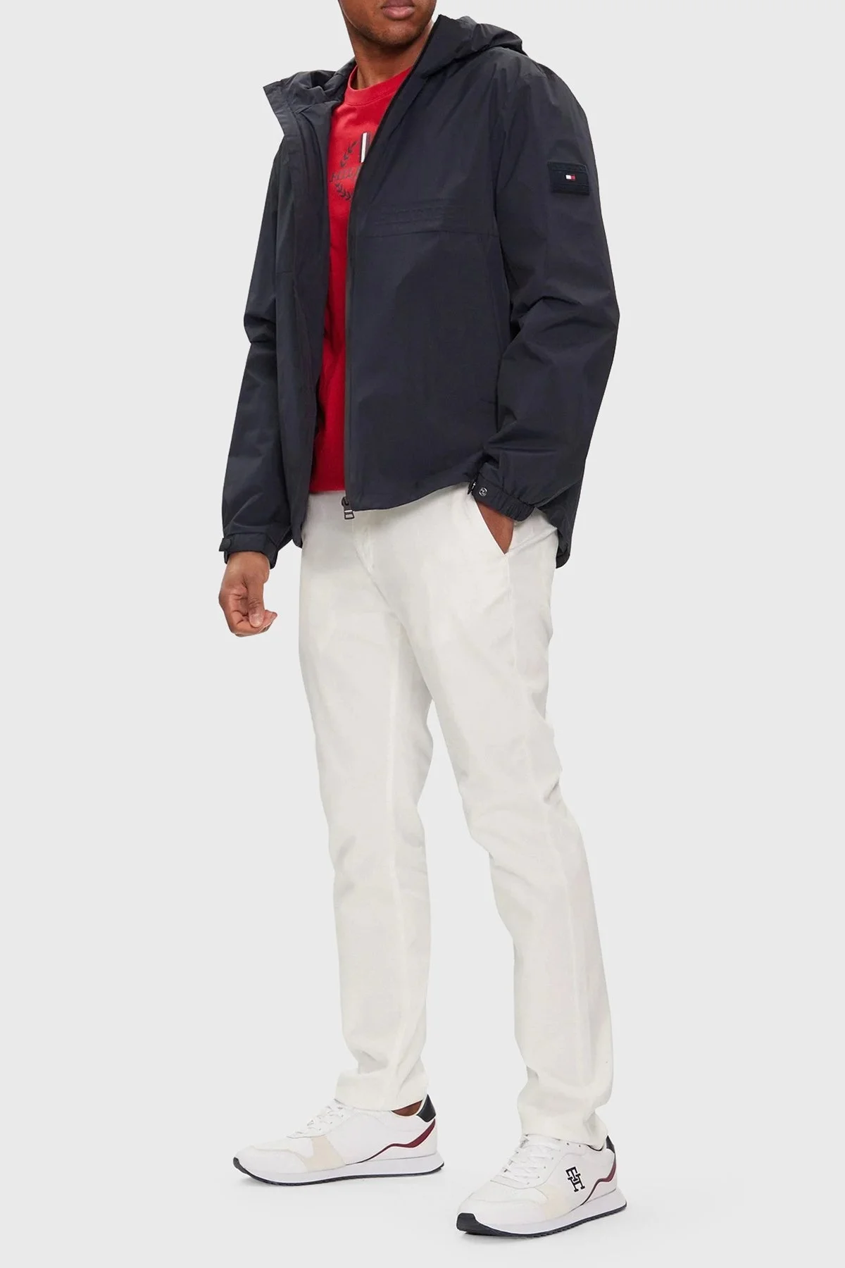 Tommy Hilfiger Logolu Regular Fit Erkek Ceket MW0MW34456 DW5 LACİVERT - 4