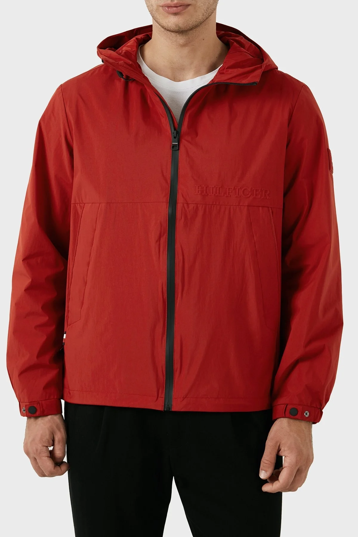 Tommy Hilfiger Logolu Regular Fit Erkek Ceket MW0MW34456 XNN KIRMIZI - 1