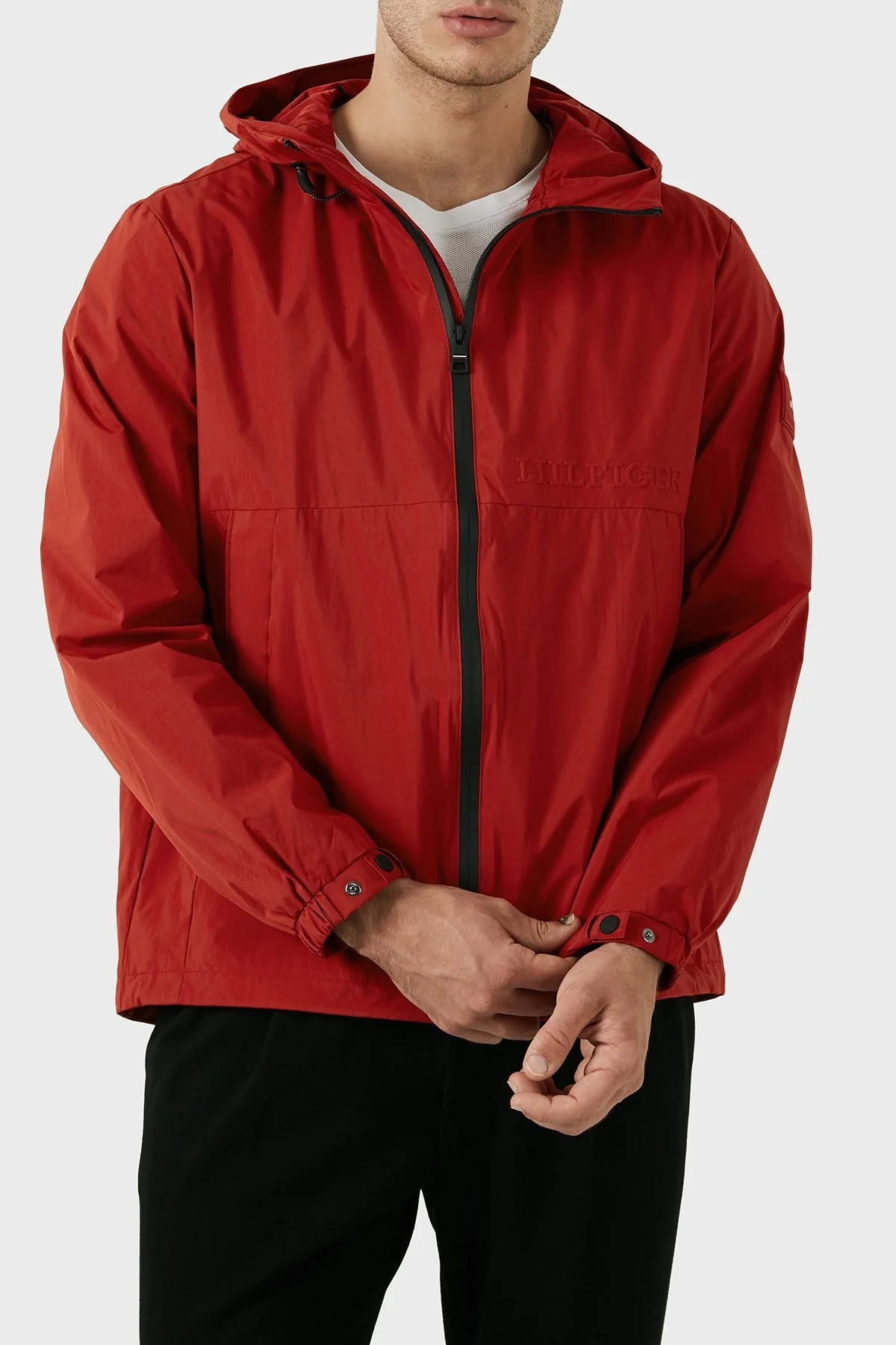 Tommy Hilfiger Logolu Regular Fit Erkek Ceket MW0MW34456 XNN KIRMIZI - 3