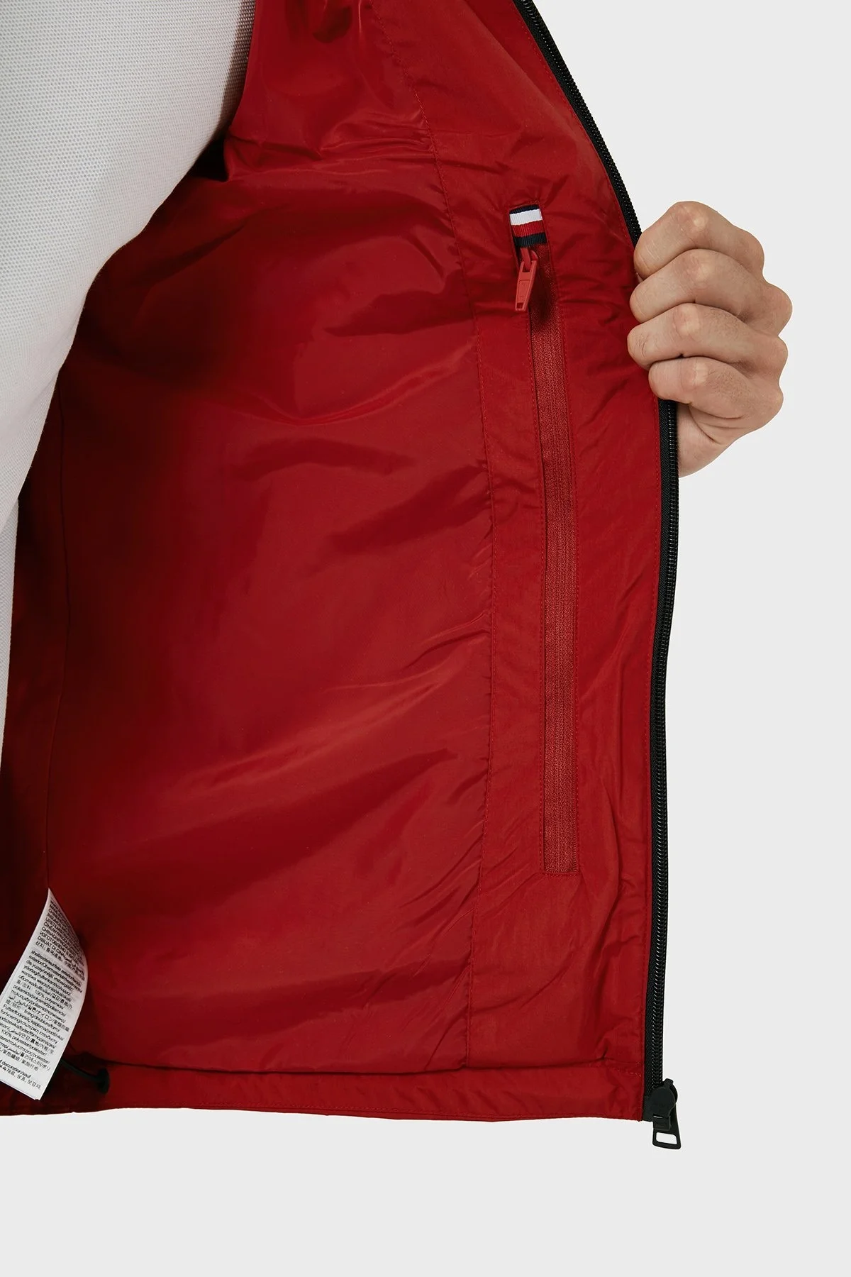 Tommy Hilfiger Logolu Regular Fit Erkek Ceket MW0MW34456 XNN KIRMIZI - 6