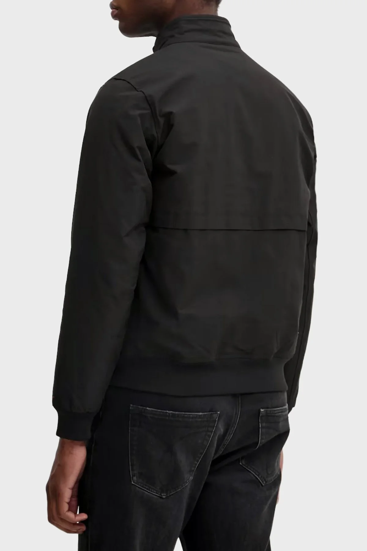 Tommy Hilfiger Logolu Relaxed Fit Dik Yaka Erkek Mont MW0MW37647 BDS SİYAH - 2