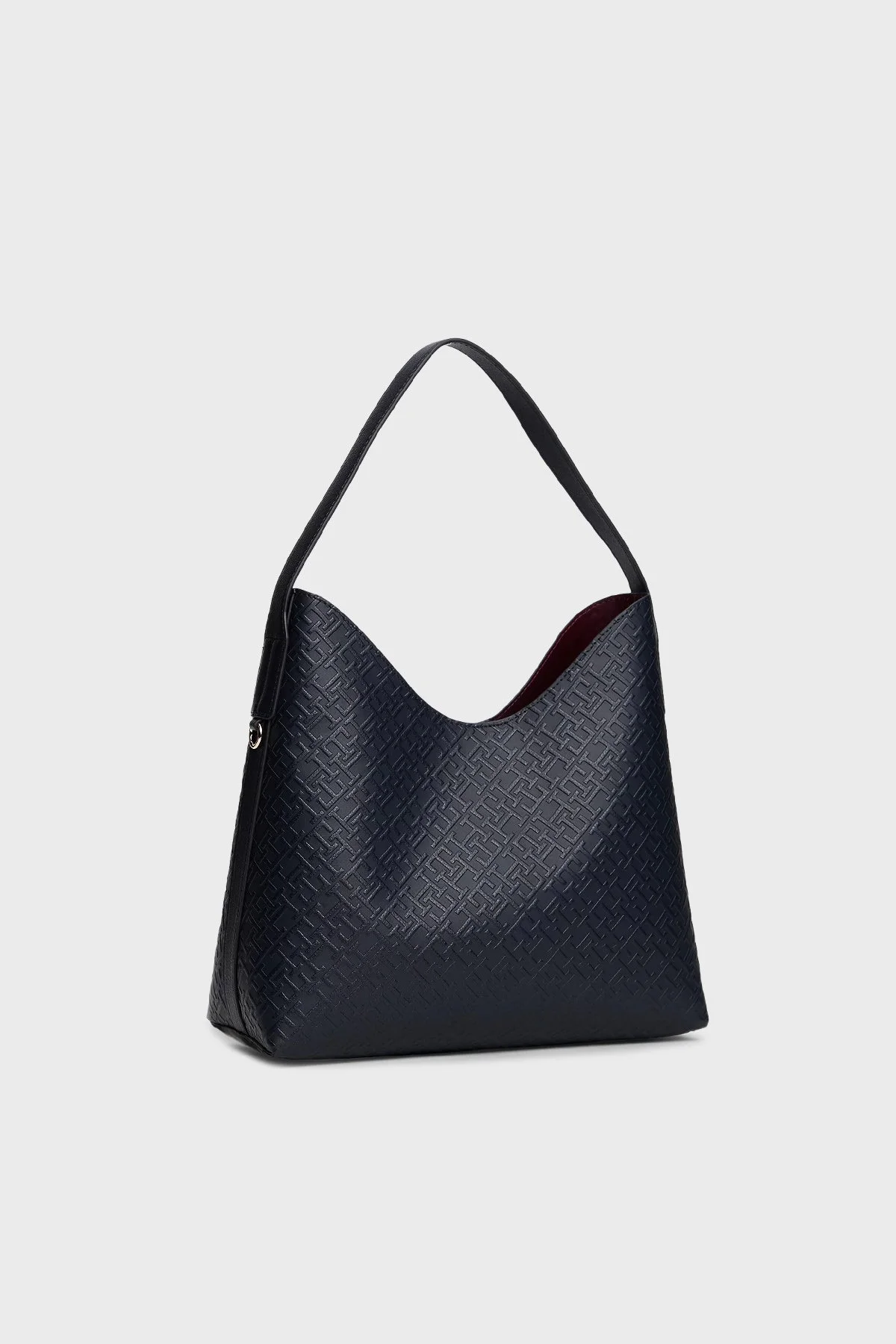 Tommy Hilfiger Logolu Sabit Askılı Bayan Çanta AW0AW18141 DW6 LACİVERT - 3