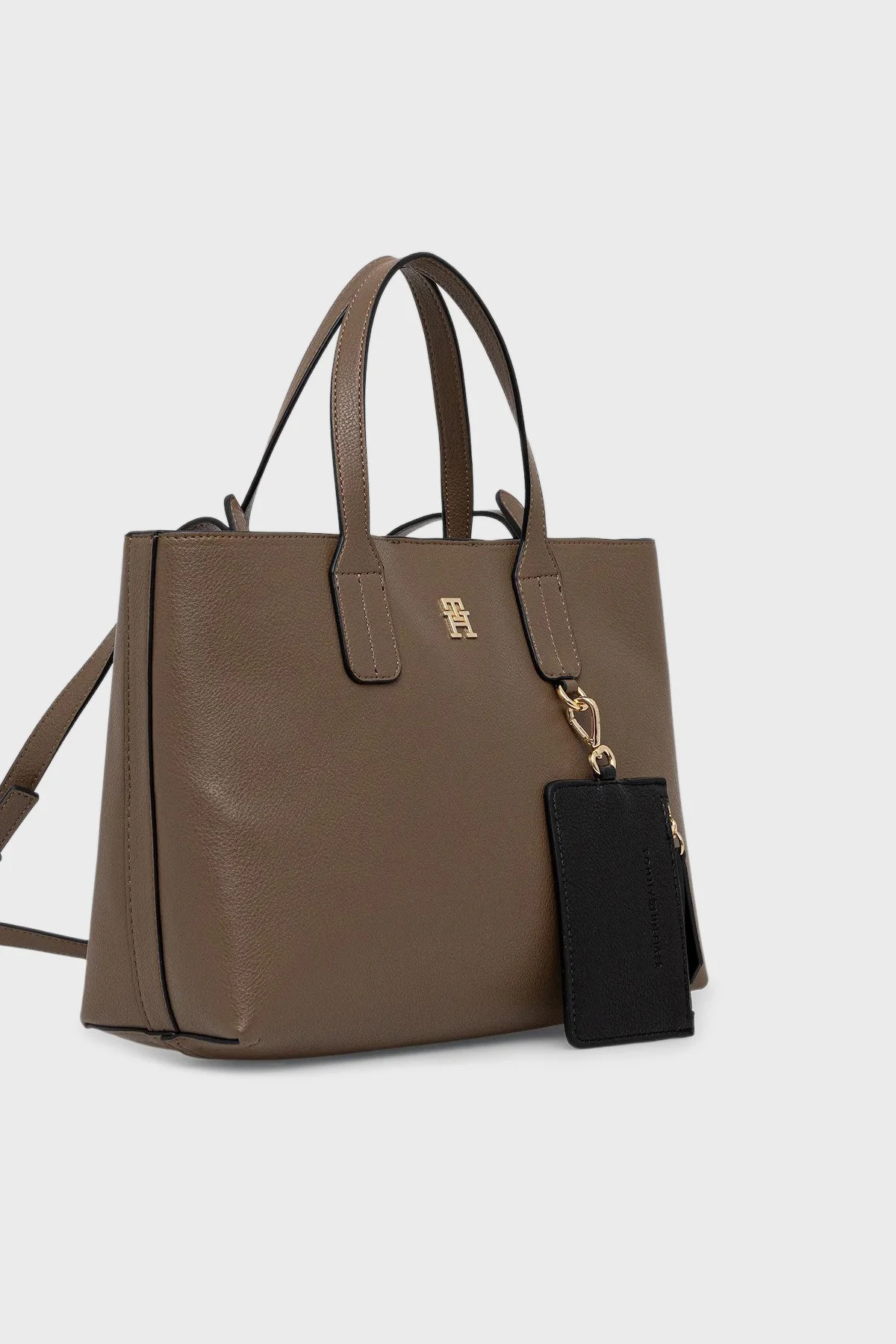 Tommy Hilfiger Logolu Sabit Askılı Bayan Çanta AW0AW18233 R07 VİZON - 3