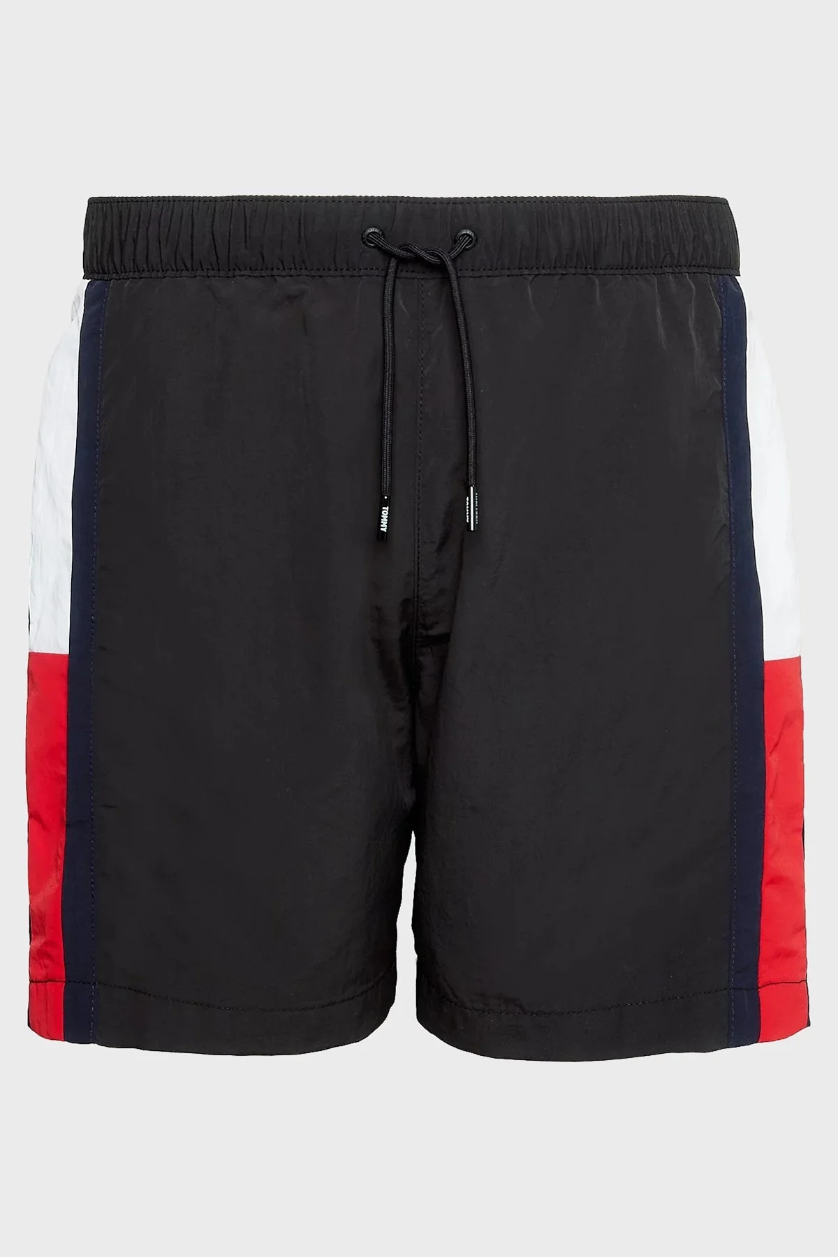 Tommy Hilfiger Logolu Slim Fit Cepli Erkek Mayo Short UM0UM02730 BDS SİYAH - 3