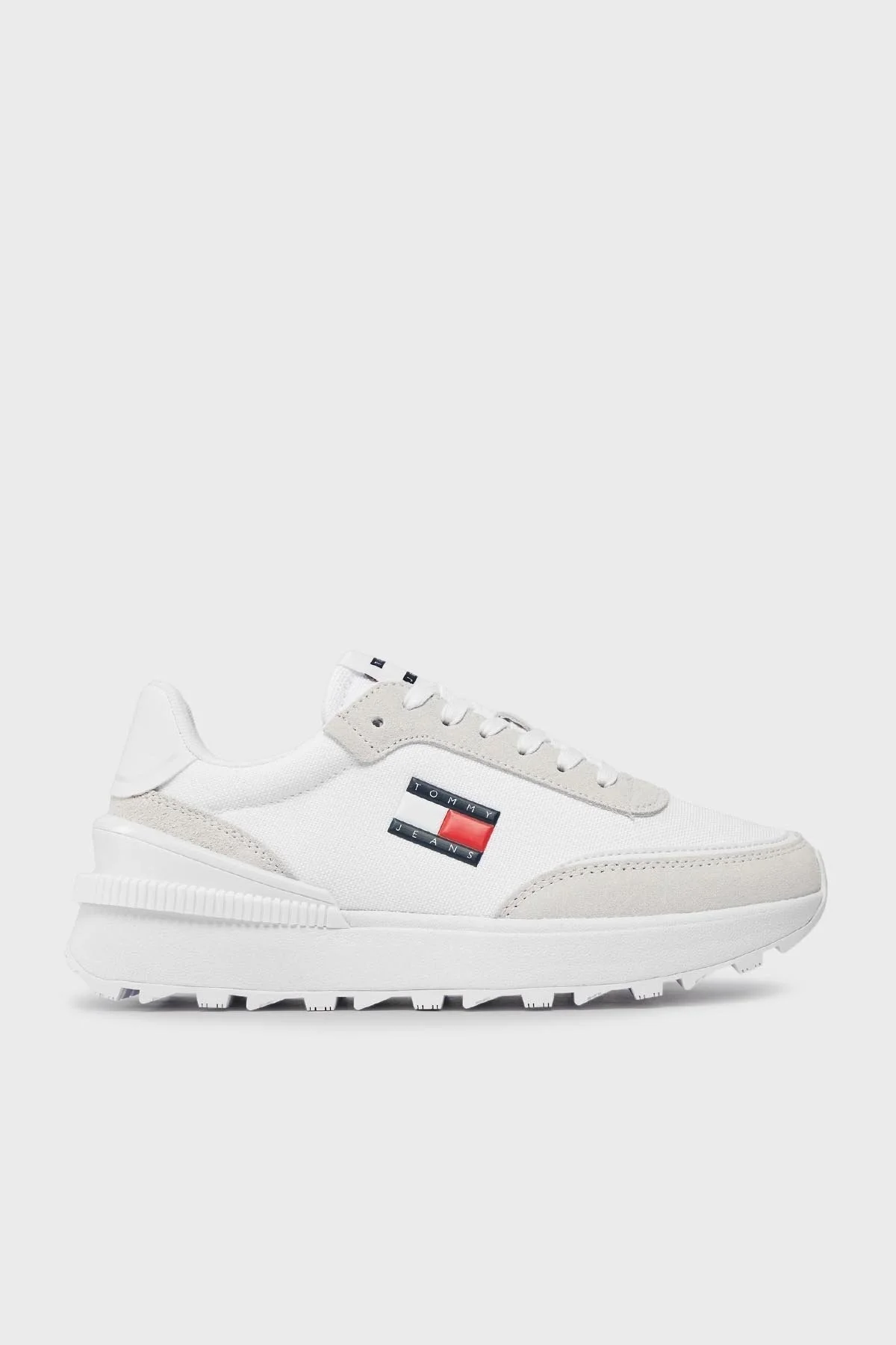 Tommy Hilfiger Logolu Sneaker Bayan Ayakkabı EN0EN02511 YBS BEYAZ - 1