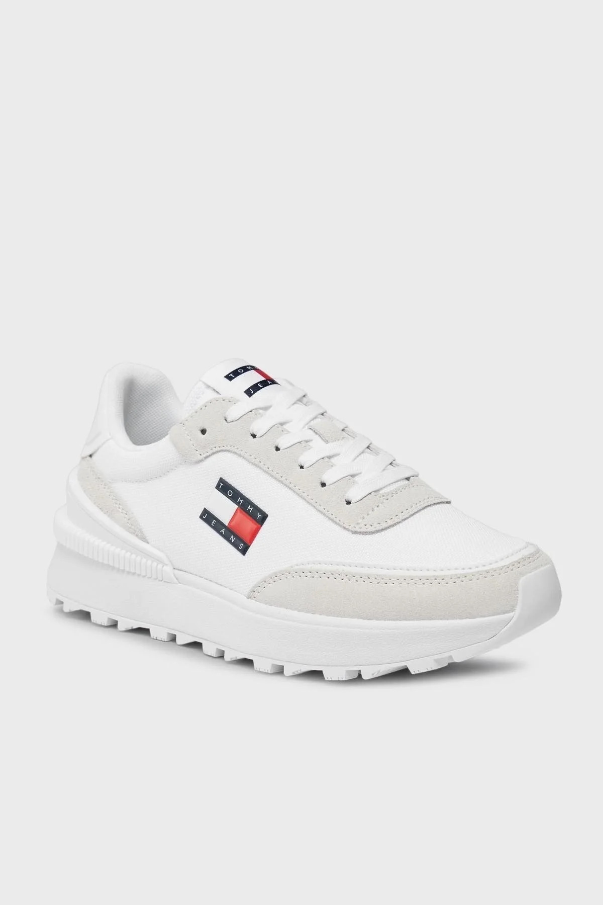 Tommy Hilfiger Logolu Sneaker Bayan Ayakkabı EN0EN02511 YBS BEYAZ - 6