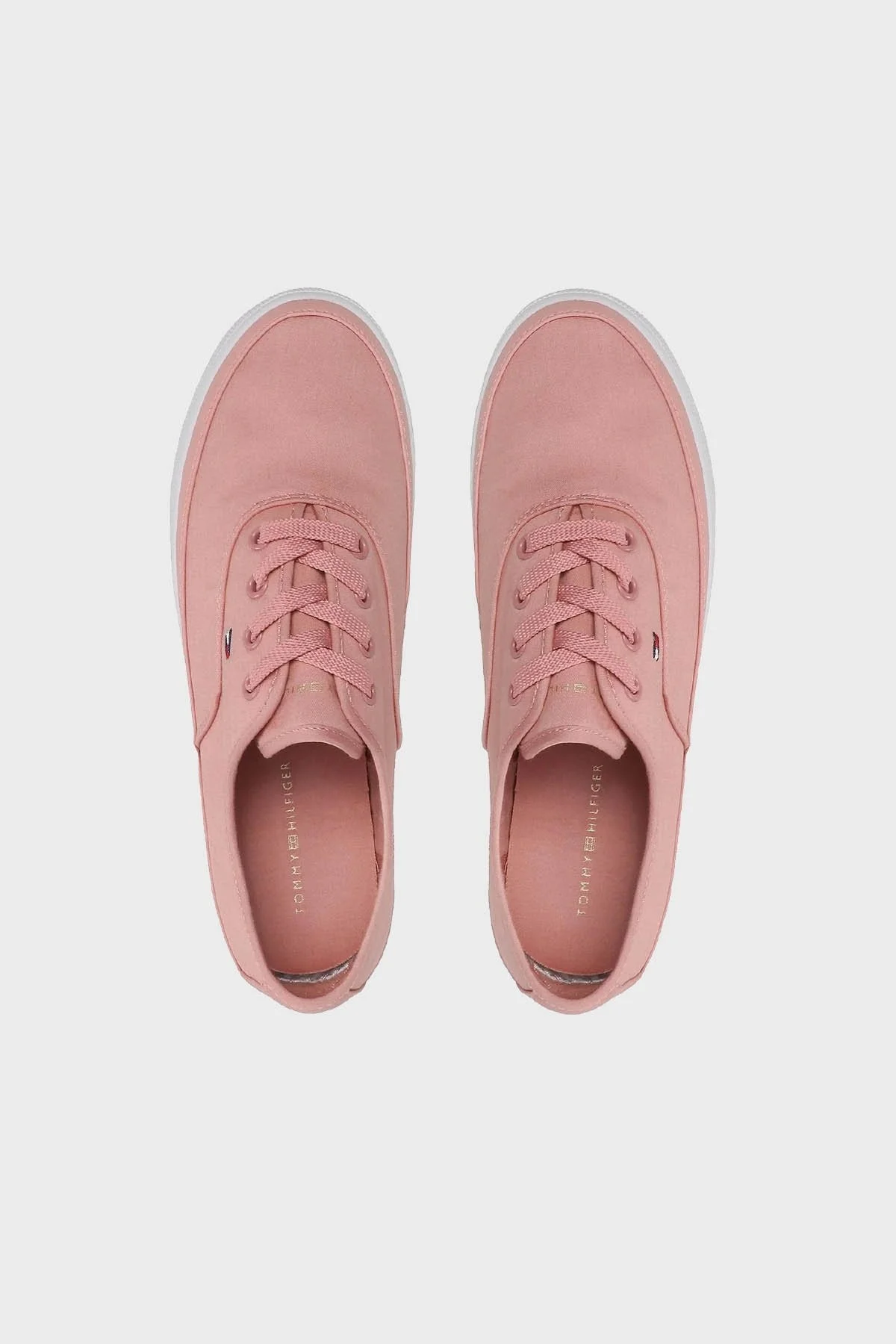 Tommy Hilfiger Logolu Sneaker Bayan Ayakkabı FW0FW06955 TQS PEMBE - 5