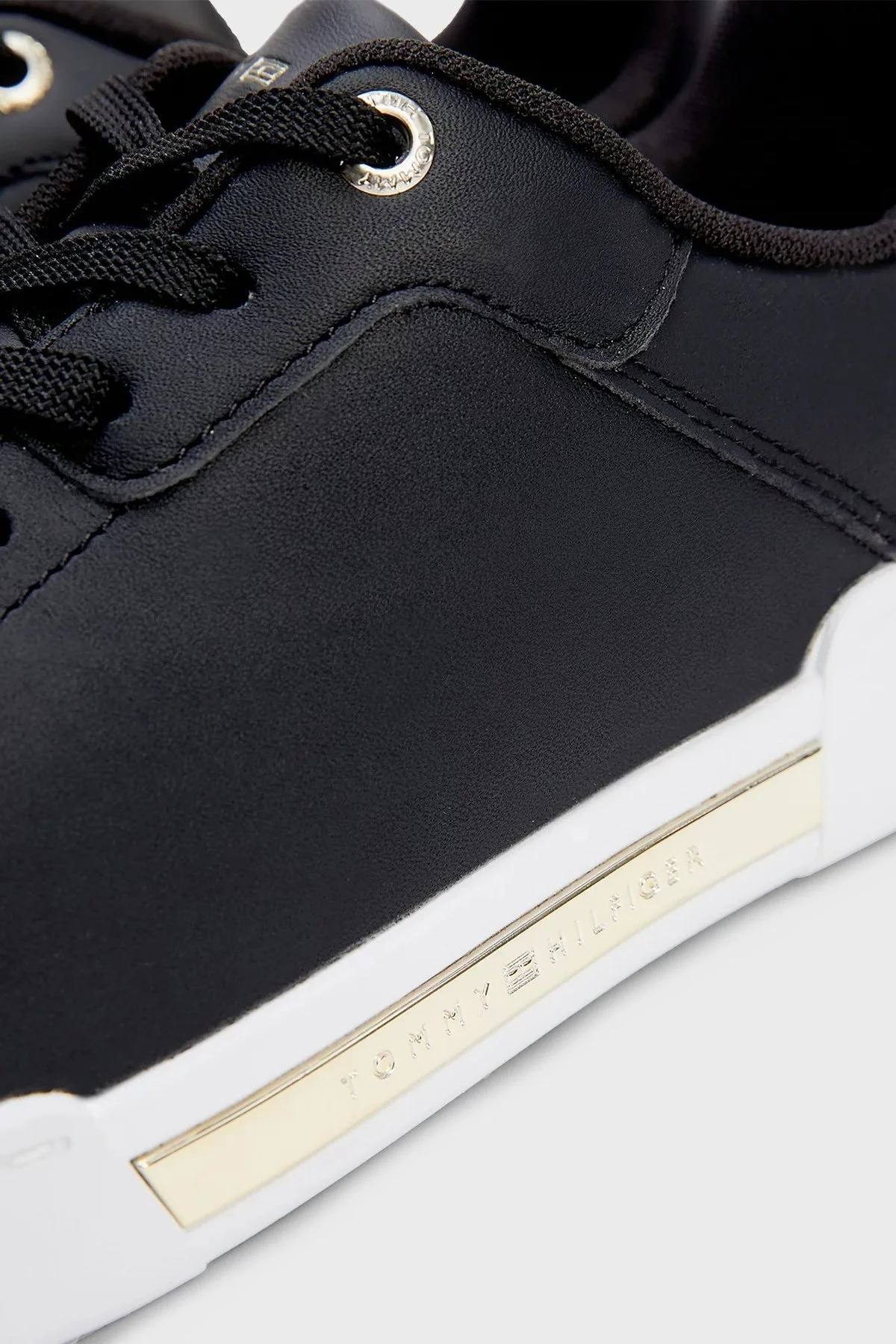 Tommy Hilfiger Logolu Sneaker Bayan Ayakkabı FW0FW07116 BDS SİYAH - 3