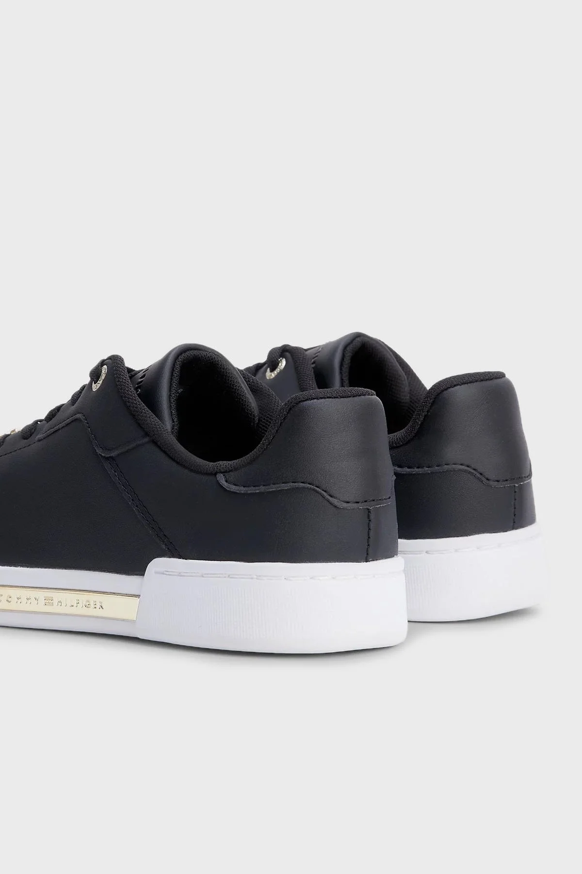 Tommy Hilfiger Logolu Sneaker Bayan Ayakkabı FW0FW07116 BDS SİYAH - 5