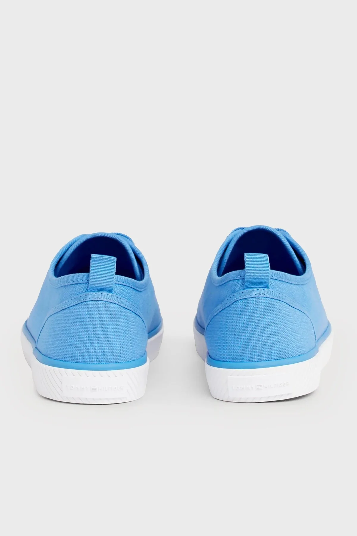 Tommy Hilfiger Logolu Sneaker Bayan Ayakkabı FW0FW08063 C30 MAVİ - 4