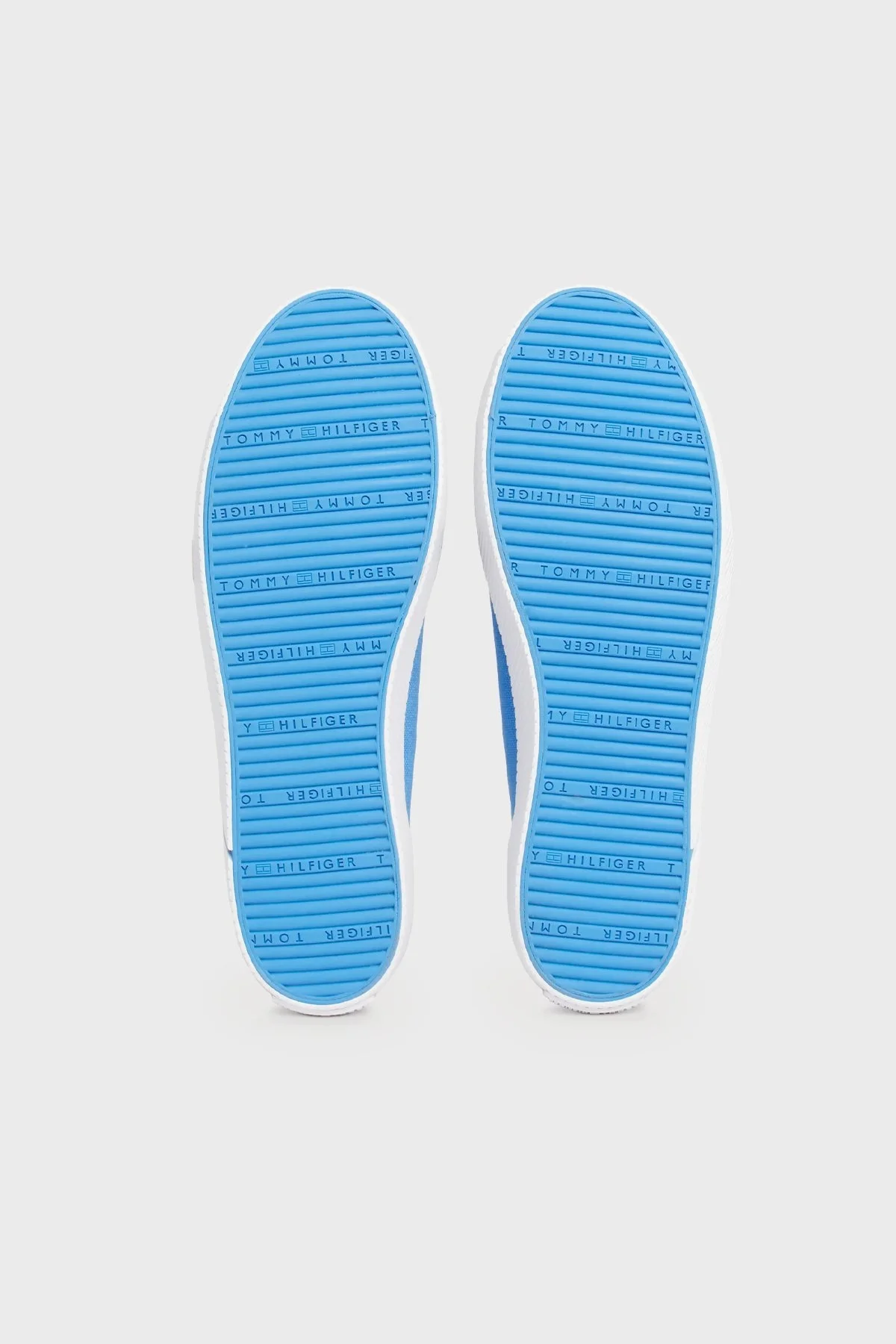 Tommy Hilfiger Logolu Sneaker Bayan Ayakkabı FW0FW08063 C30 MAVİ - 5