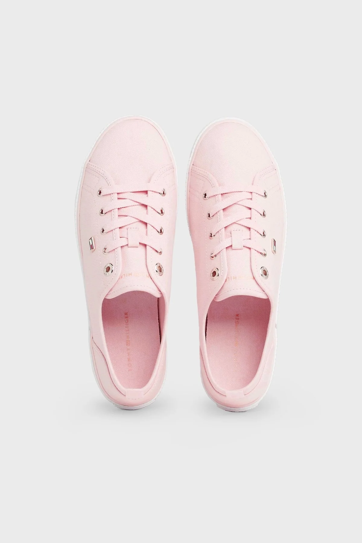 Tommy Hilfiger Logolu Sneaker Bayan Ayakkabı FW0FW08063 TJQ PEMBE - 3