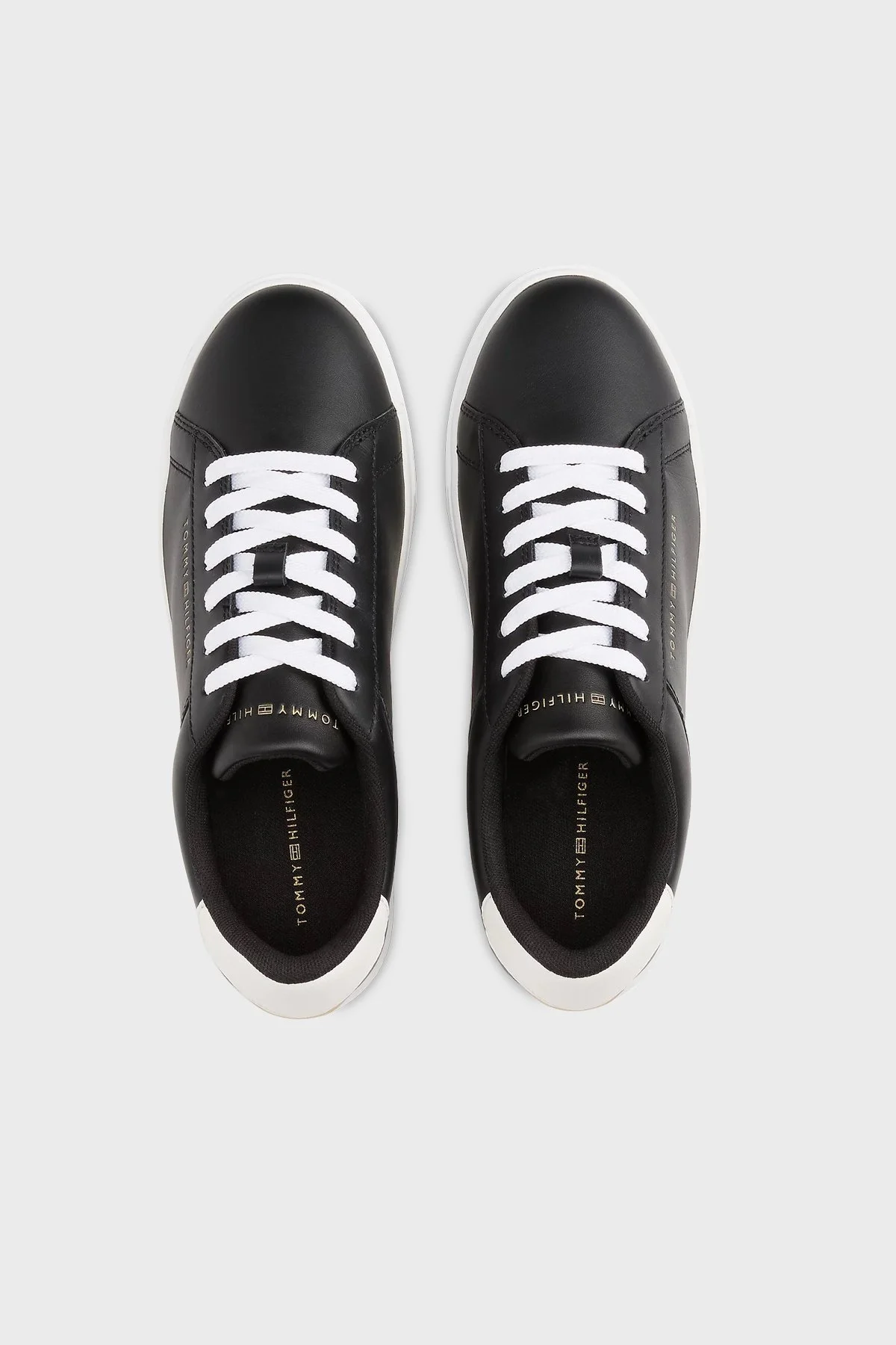 Tommy Hilfiger Logolu Sneaker Bayan Ayakkabı FW0FW08320 BDS SİYAH - 4