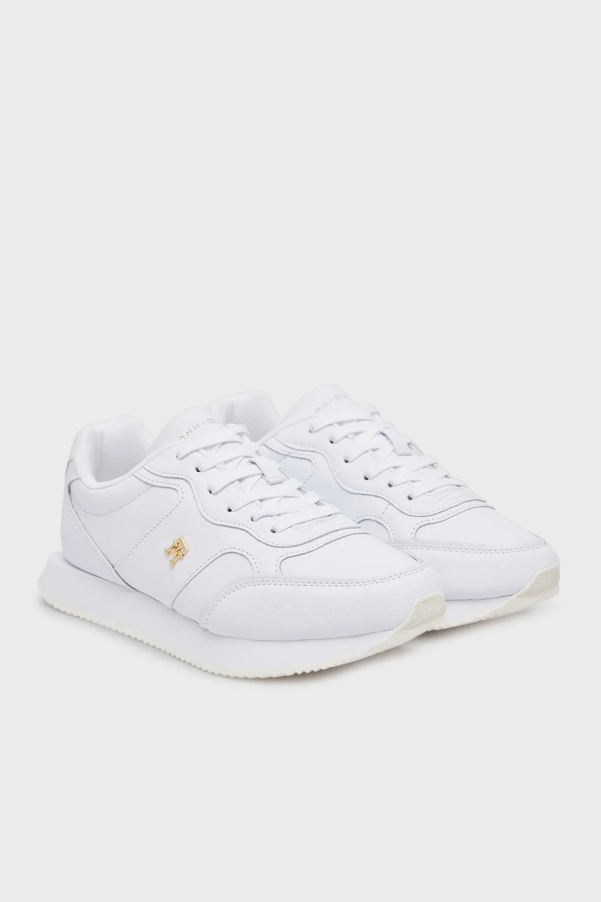 Tommy Hilfiger Logolu Sneaker Bayan Ayakkabı FW0FW08696 YBS BEYAZ - 2