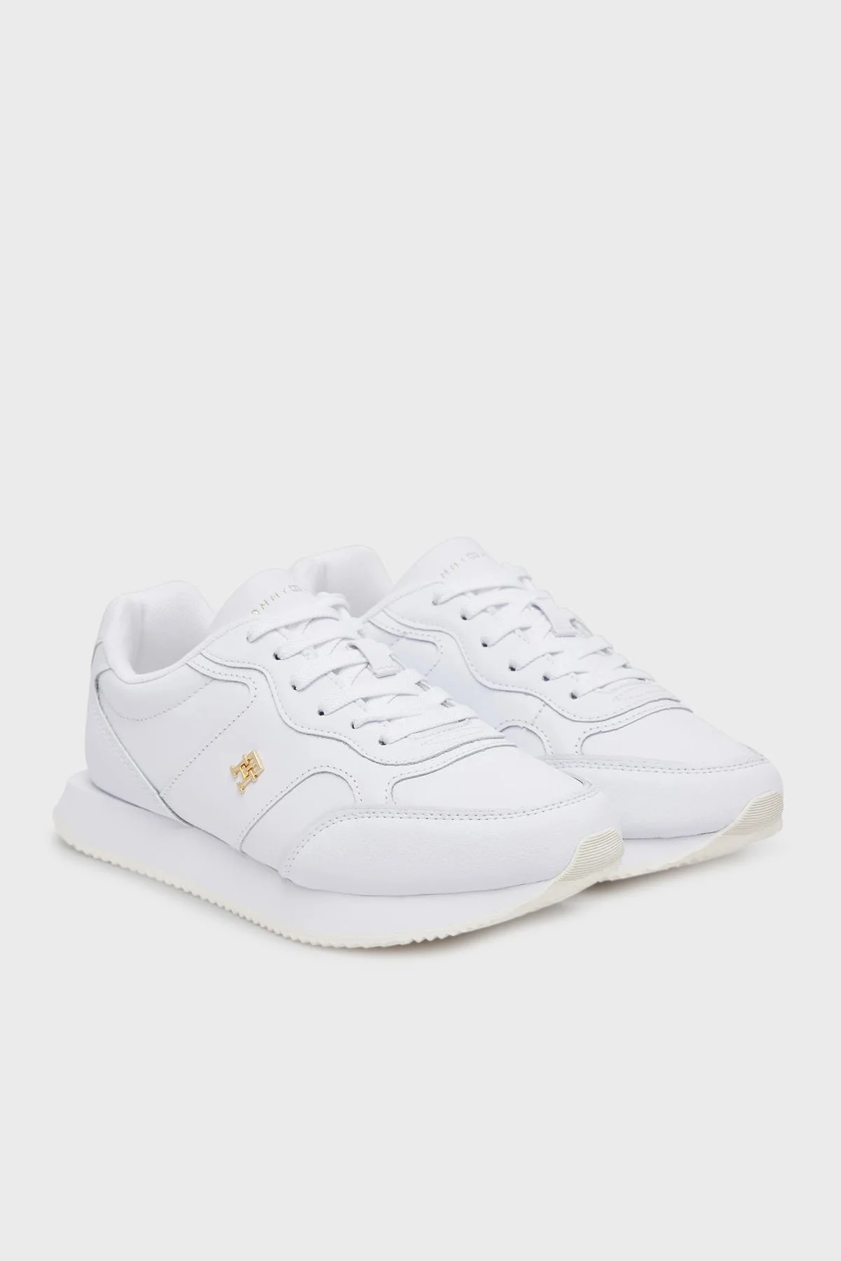 Tommy Hilfiger Logolu Sneaker Kadın Ayakkabı FW0FW08696 YBS BEYAZ - 2