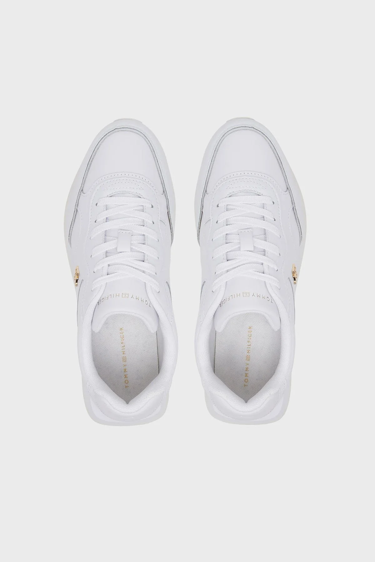 Tommy Hilfiger Logolu Sneaker Kadın Ayakkabı FW0FW08696 YBS BEYAZ - 3