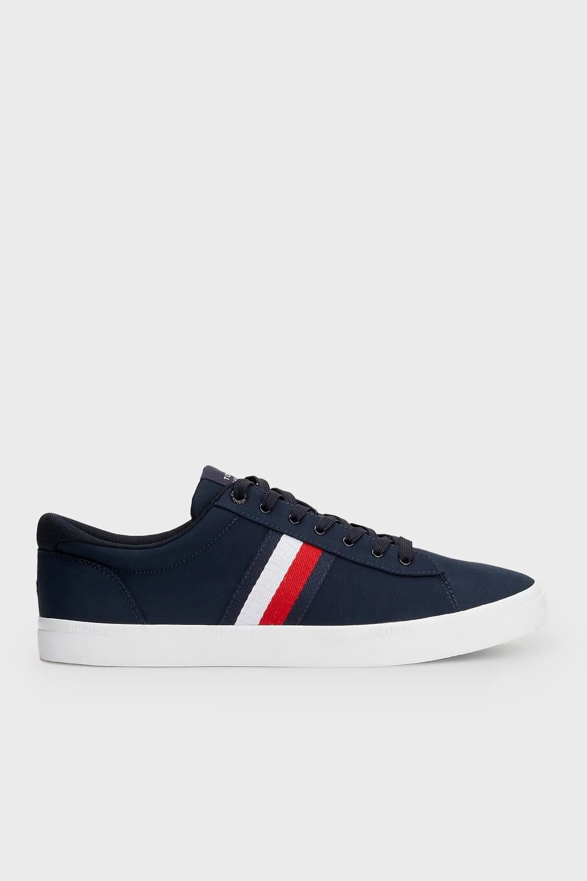 Tommy Hilfiger Logolu Sneaker Erkek Ayakkabı FM0FM05072 DW5 LACİVERT - 1