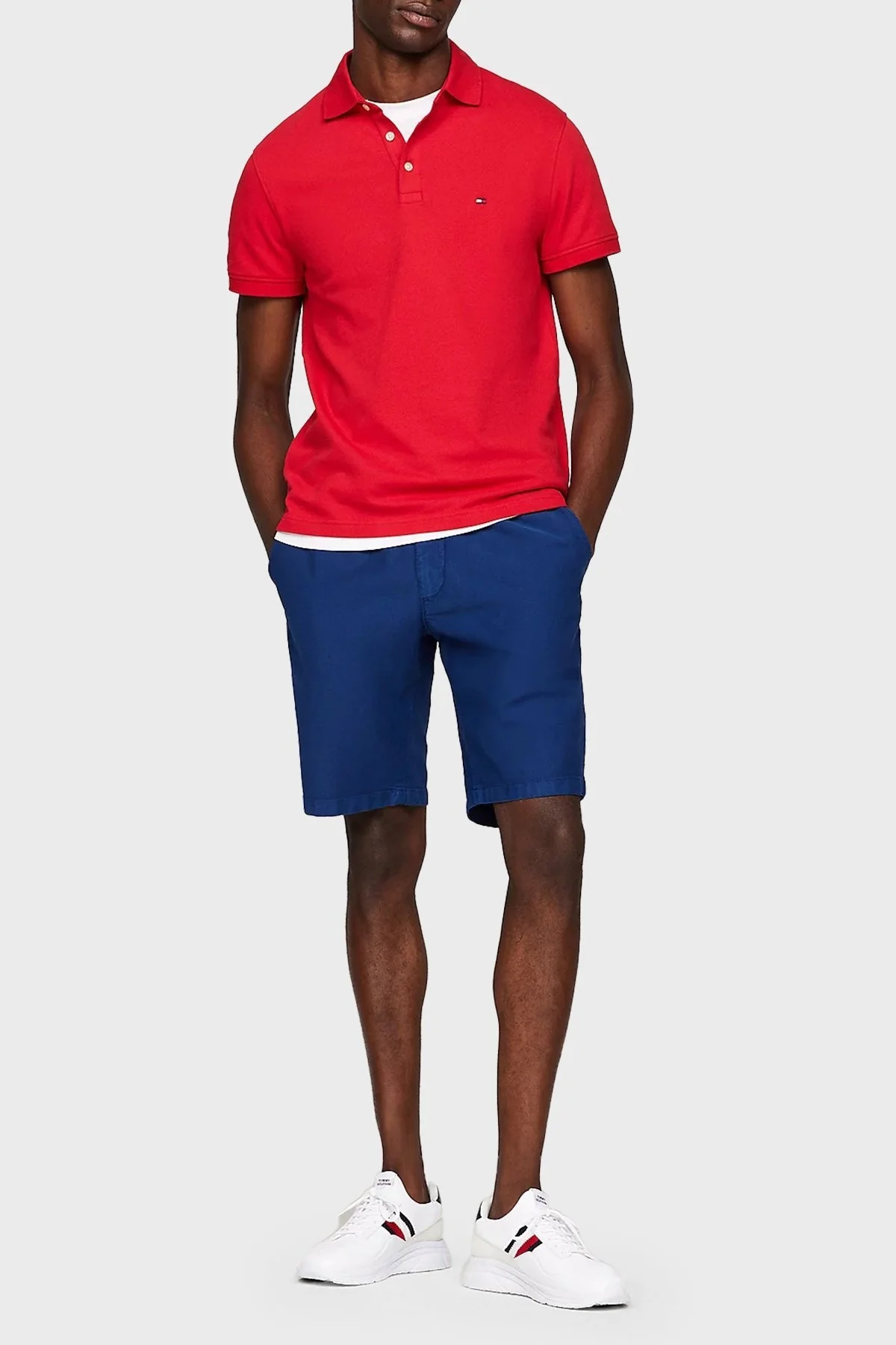 Tommy Hilfiger Logolu Sneaker Erkek Ayakkabı FM0FM05135 YBS BEYAZ - 2
