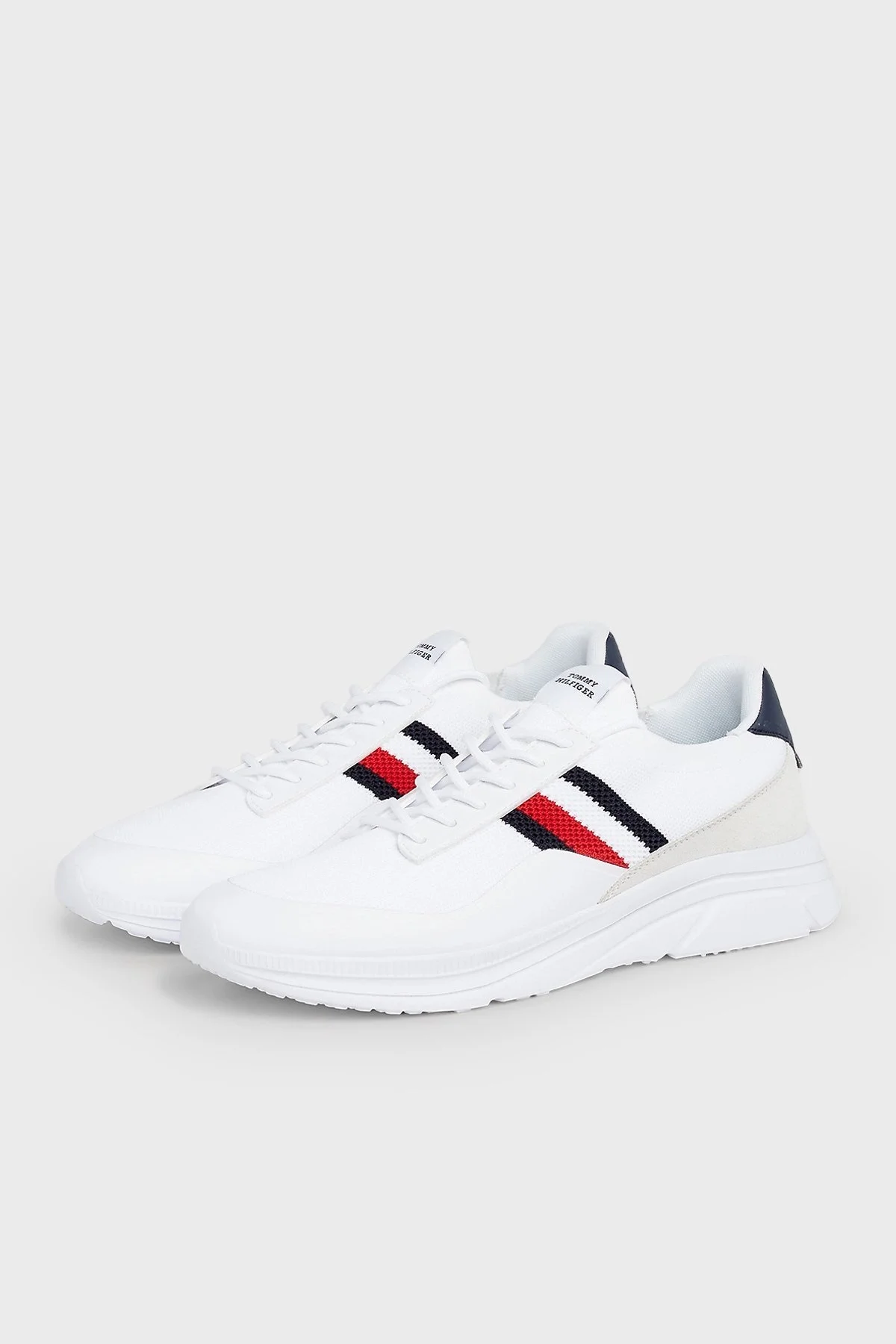 Tommy Hilfiger Logolu Sneaker Erkek Ayakkabı FM0FM05135 YBS BEYAZ - 4