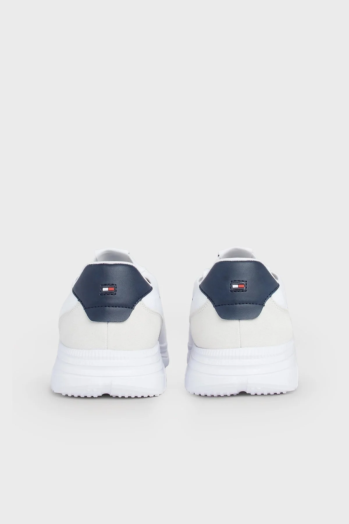 Tommy Hilfiger Logolu Sneaker Erkek Ayakkabı FM0FM05135 YBS BEYAZ - 7