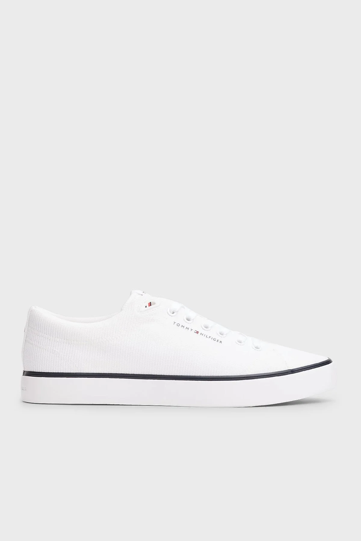 Tommy Hilfiger Logolu Sneaker Erkek Ayakkabı FM0FM05513 YBS BEYAZ - 8
