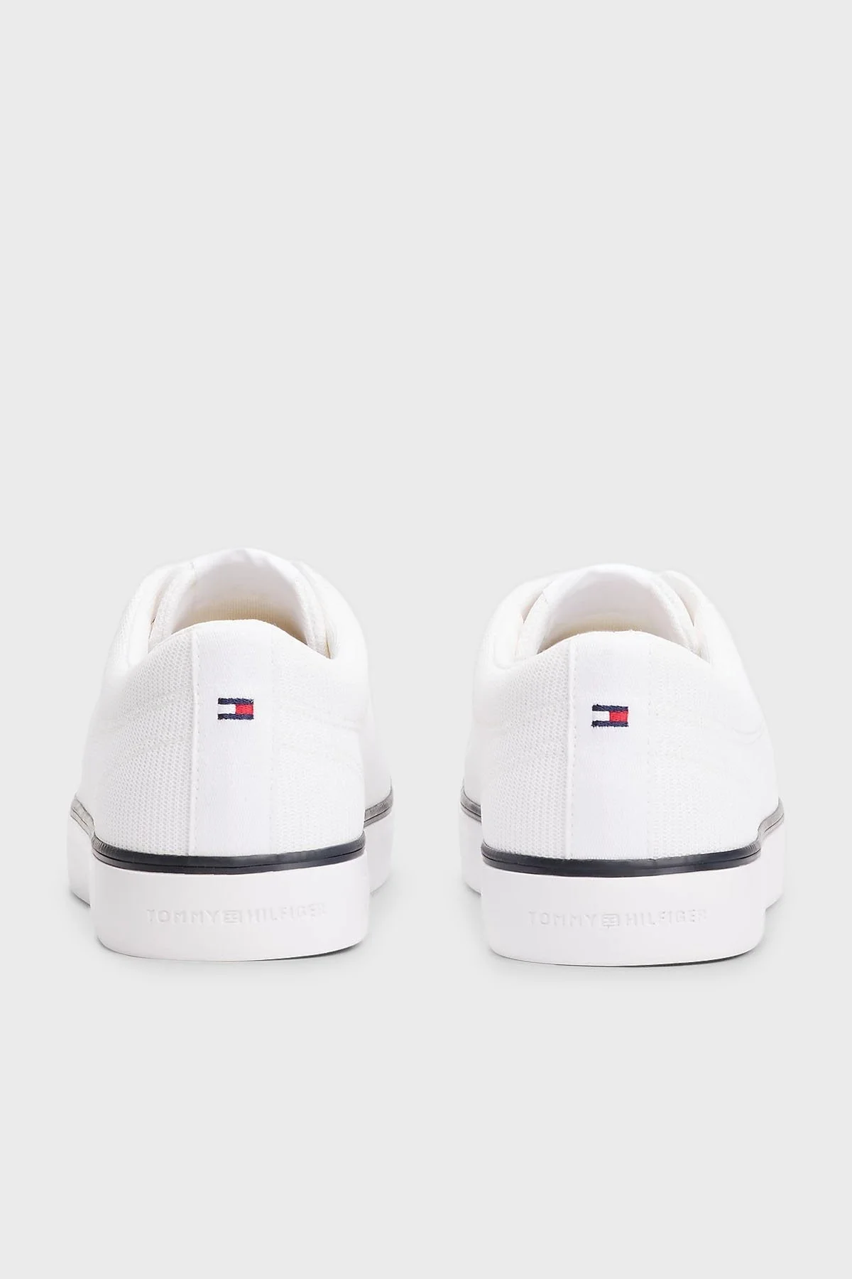 Tommy Hilfiger Logolu Sneaker Erkek Ayakkabı FM0FM05513 YBS BEYAZ - 12