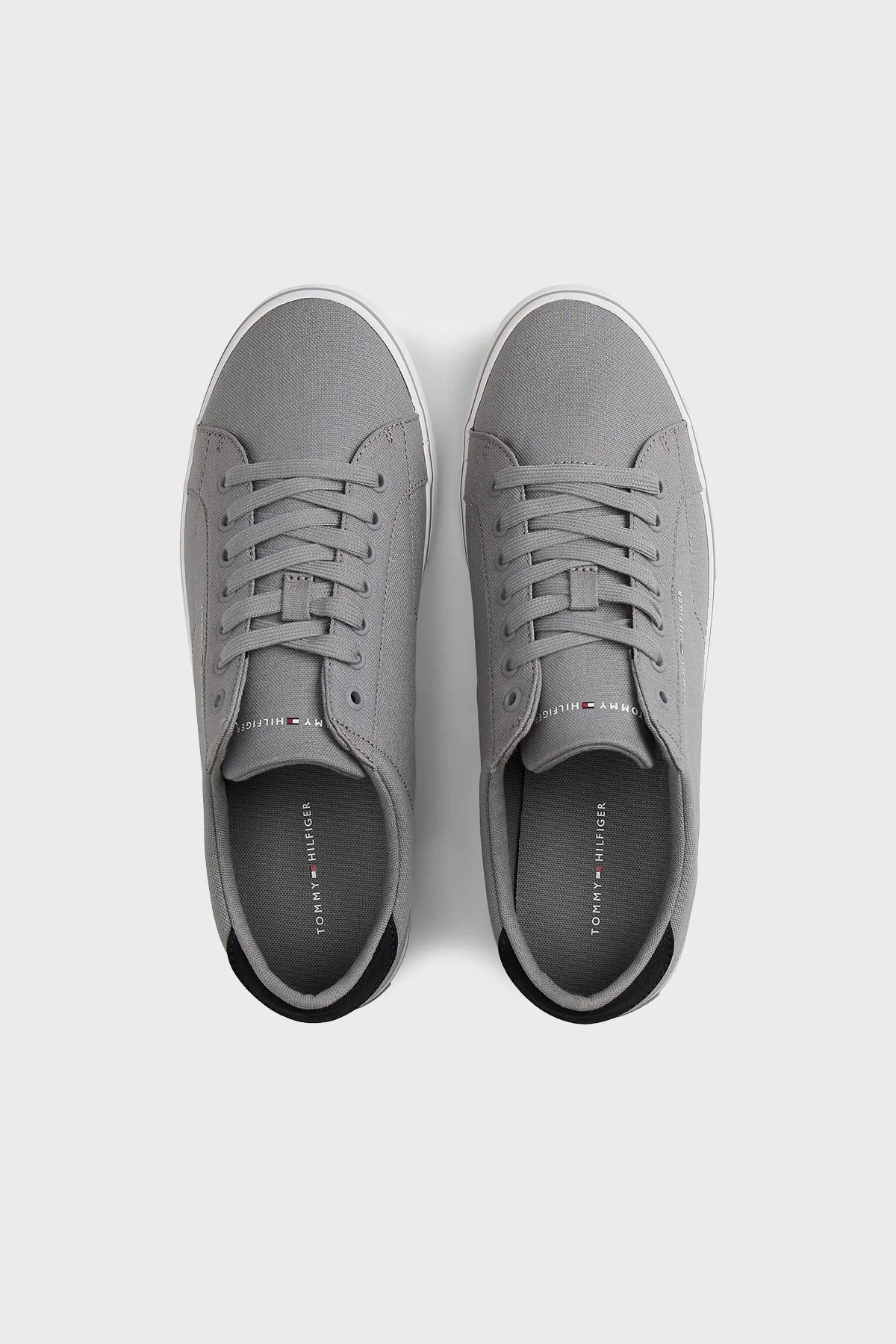 Tommy Hilfiger Logolu Sneaker Erkek Ayakkabı FM0FM05688 PRY GRİ - 4