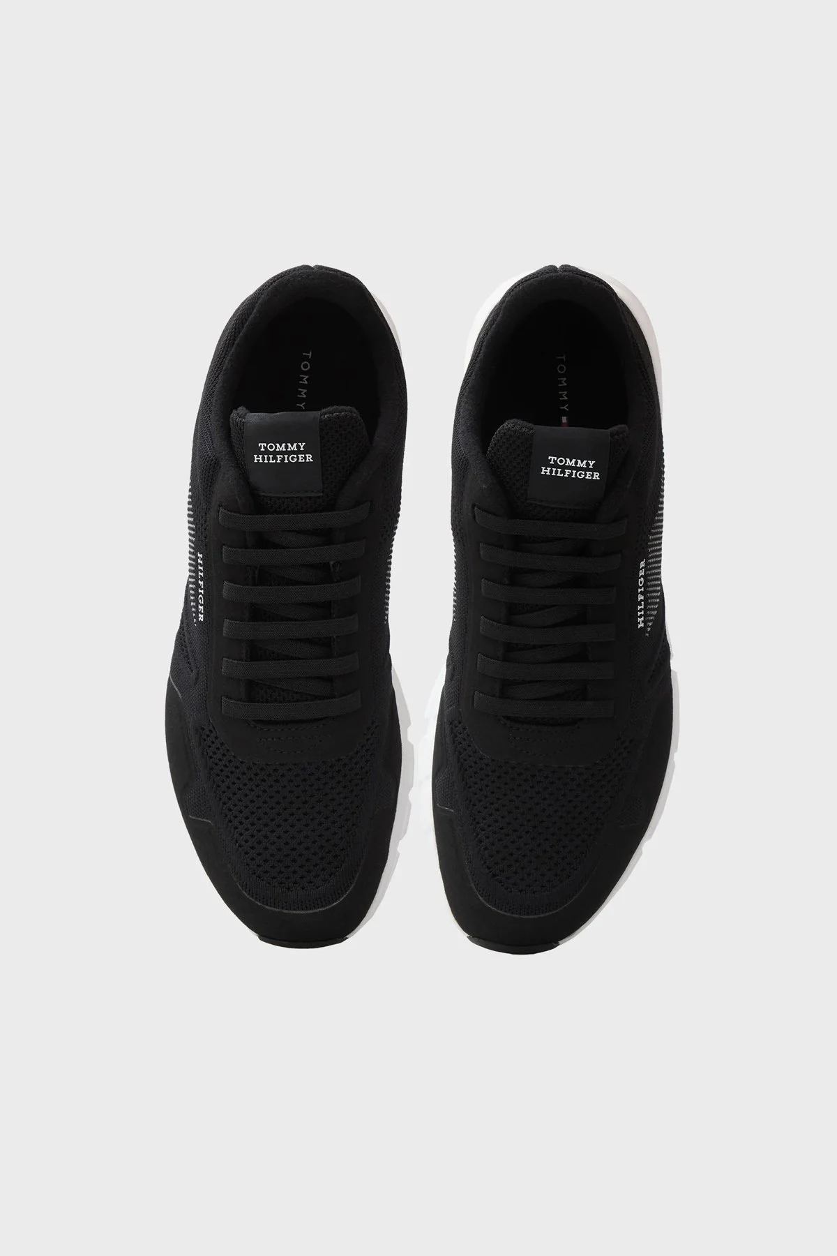 Tommy Hilfiger Logolu Sneaker Erkek Ayakkabı FM0FM05720 BDS SİYAH - 4