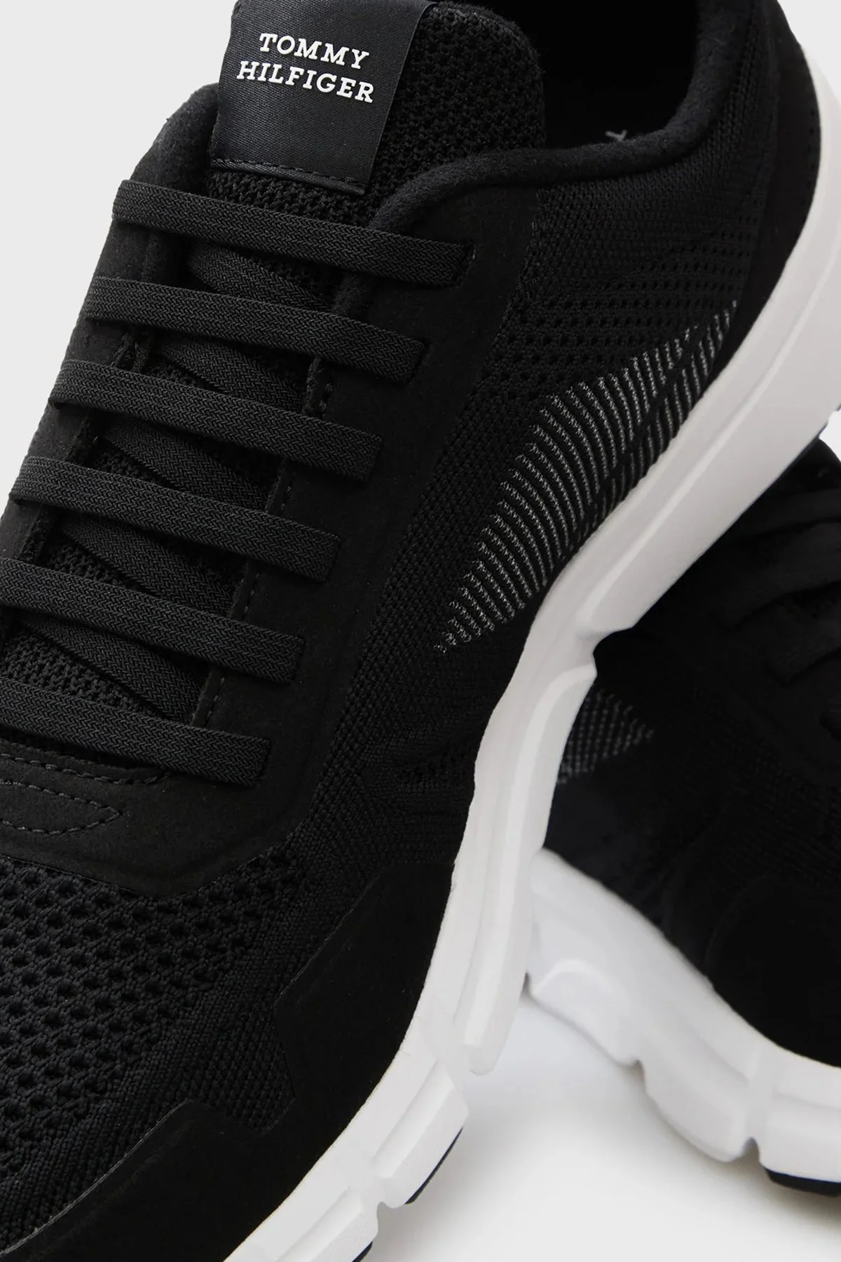Tommy Hilfiger Logolu Sneaker Erkek Ayakkabı FM0FM05720 BDS SİYAH - 5