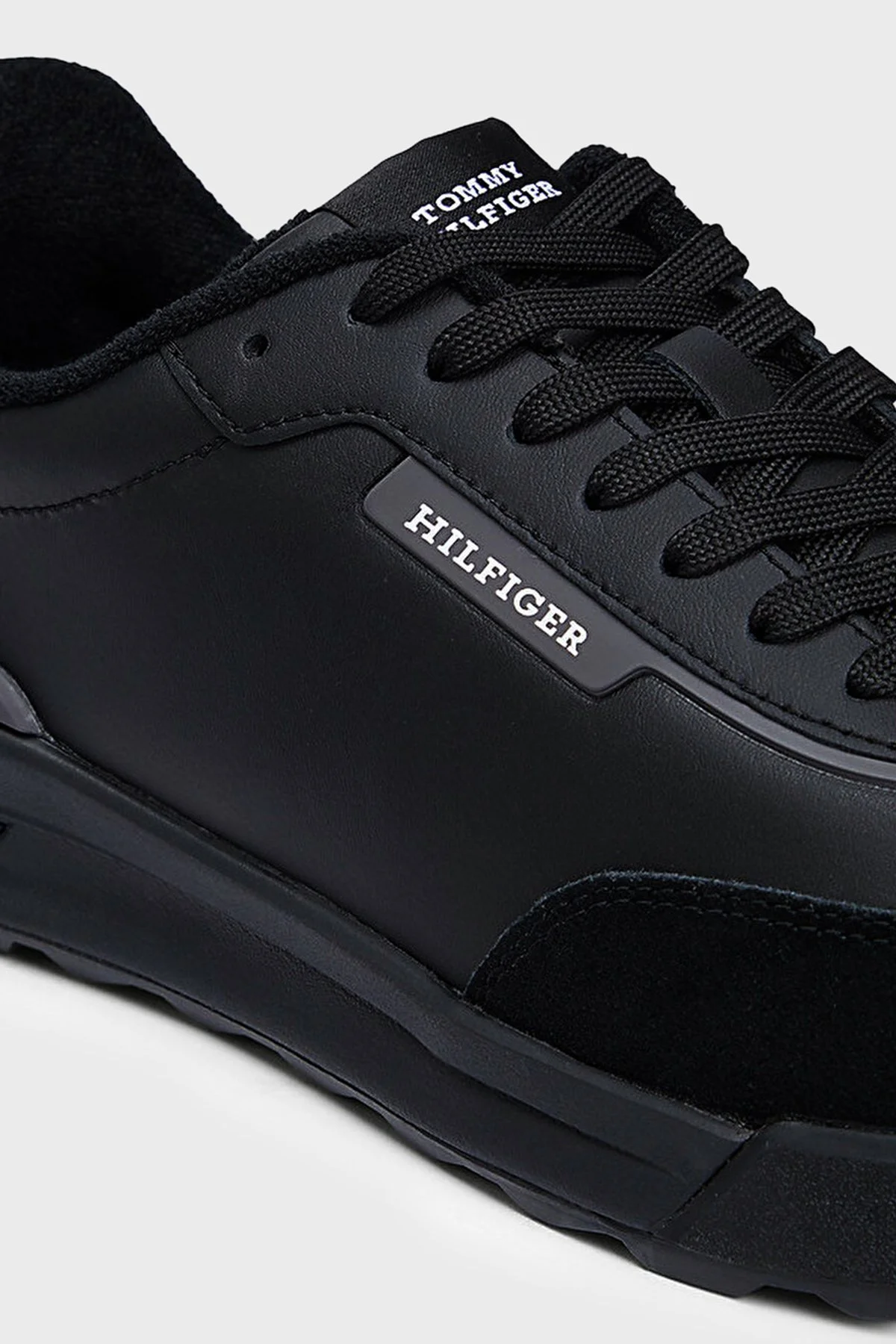 Tommy Hilfiger Logolu Sneaker Erkek Ayakkabı FM0FM05721 BDS SİYAH - 5