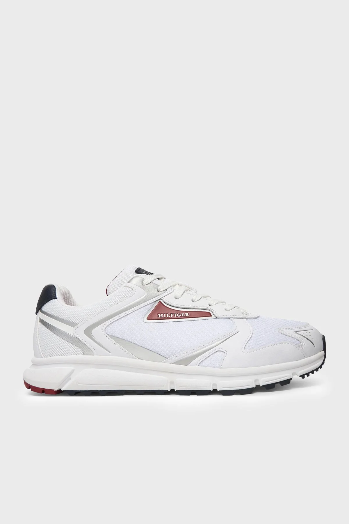 Tommy Hilfiger Logolu Sneaker Erkek Ayakkabı FM0FM05833 YBS BEYAZ - 1