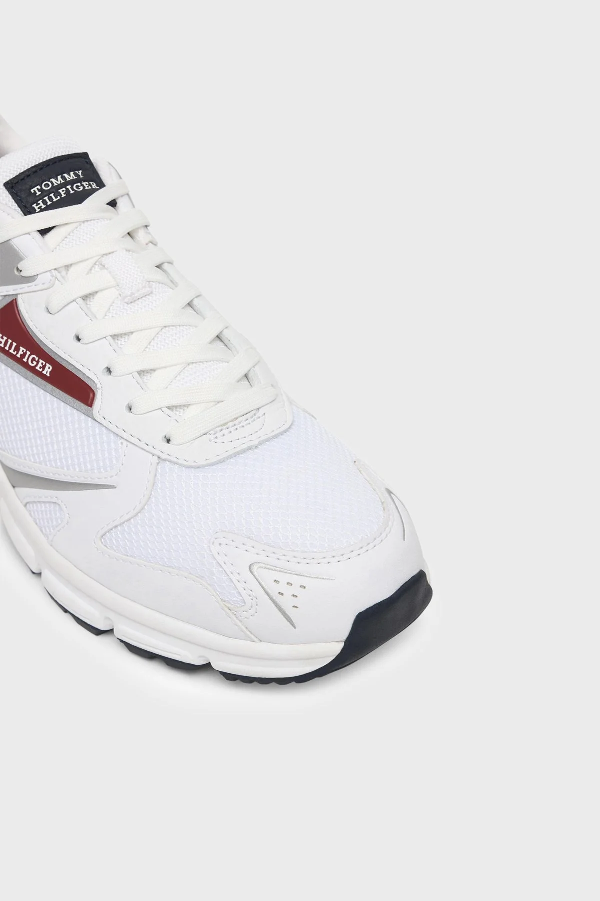 Tommy Hilfiger Logolu Sneaker Erkek Ayakkabı FM0FM05833 YBS BEYAZ - 6
