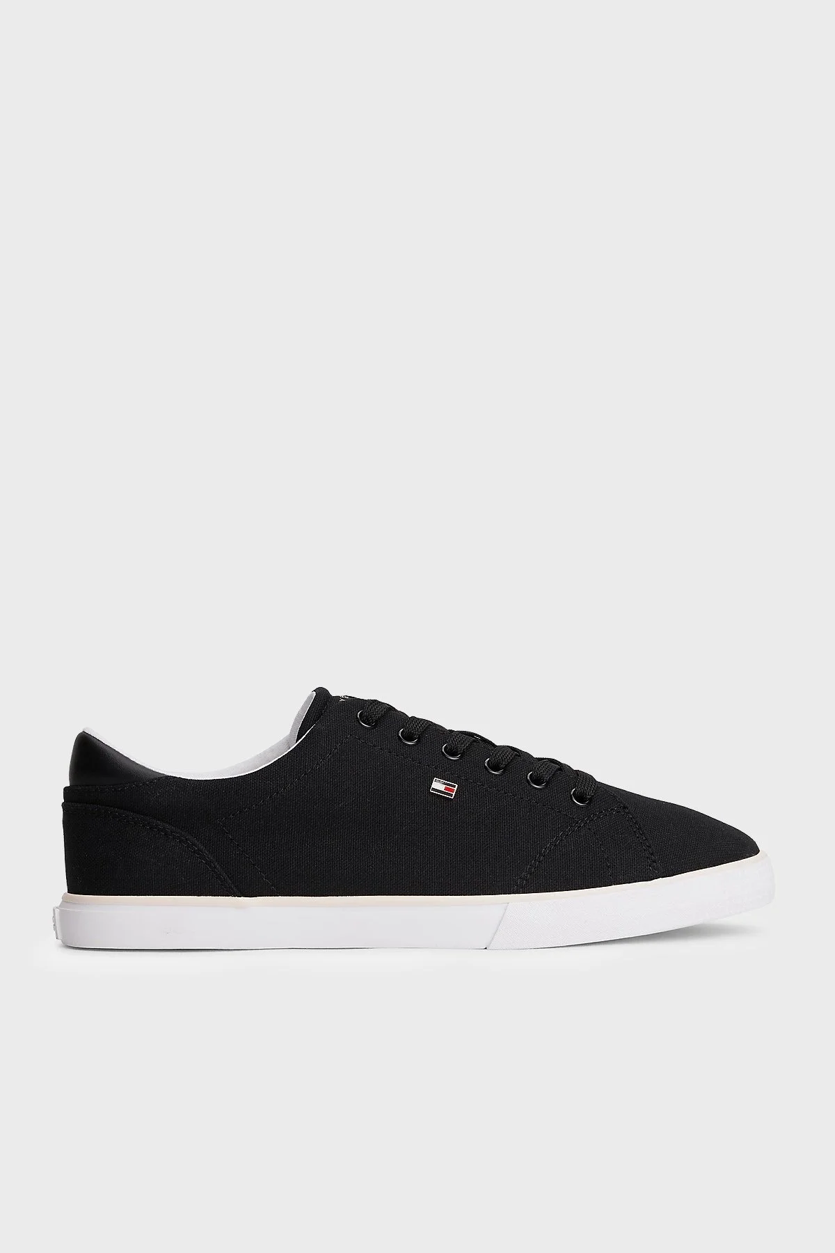 Tommy Hilfiger Logolu Sneaker Kadın Ayakkabı FW0FW09102 BDS SİYAH - 1