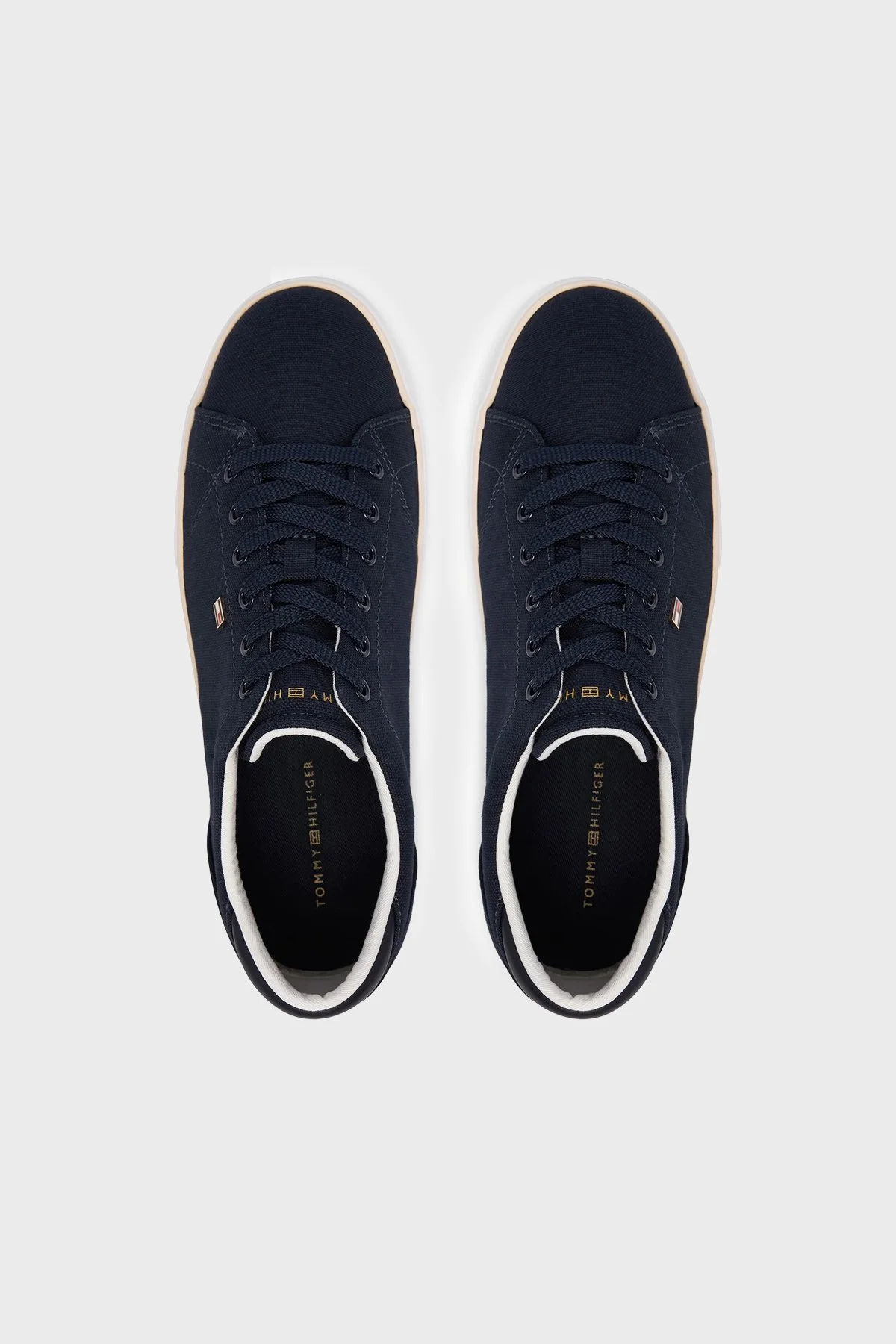 Tommy Hilfiger Logolu Sneaker Kadın Ayakkabı FW0FW09102 DW6 LACİVERT - 3