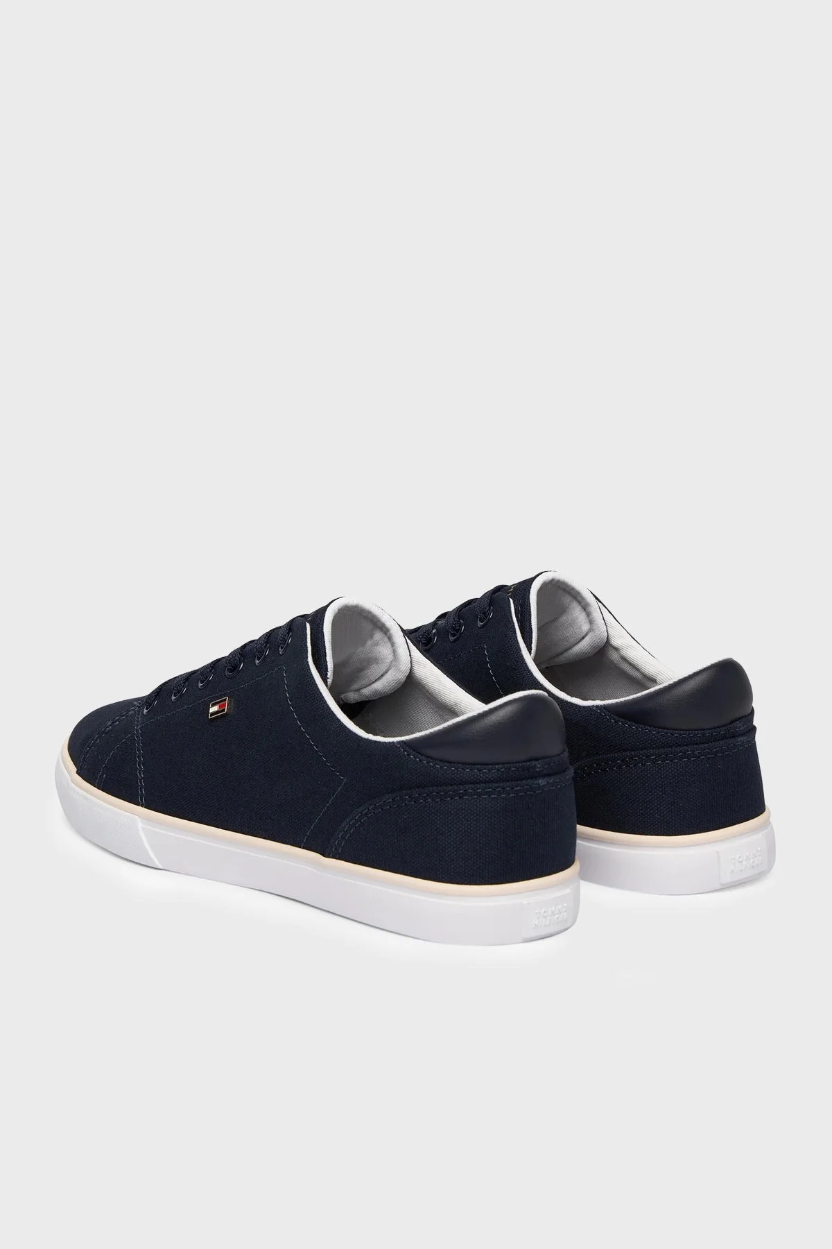 Tommy Hilfiger Logolu Sneaker Kadın Ayakkabı FW0FW09102 DW6 LACİVERT - 4