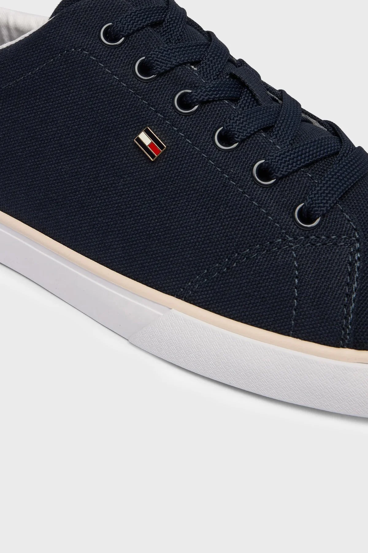 Tommy Hilfiger Logolu Sneaker Kadın Ayakkabı FW0FW09102 DW6 LACİVERT - 5