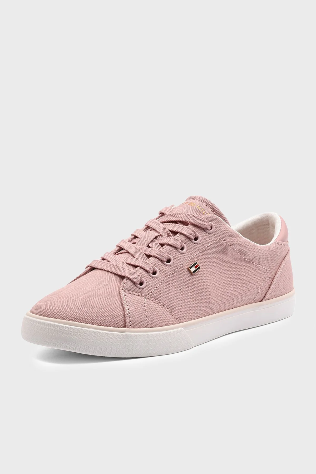Tommy Hilfiger Logolu Sneaker Kadın Ayakkabı FW0FW09102 TQN AÇIK PEMBE - 3