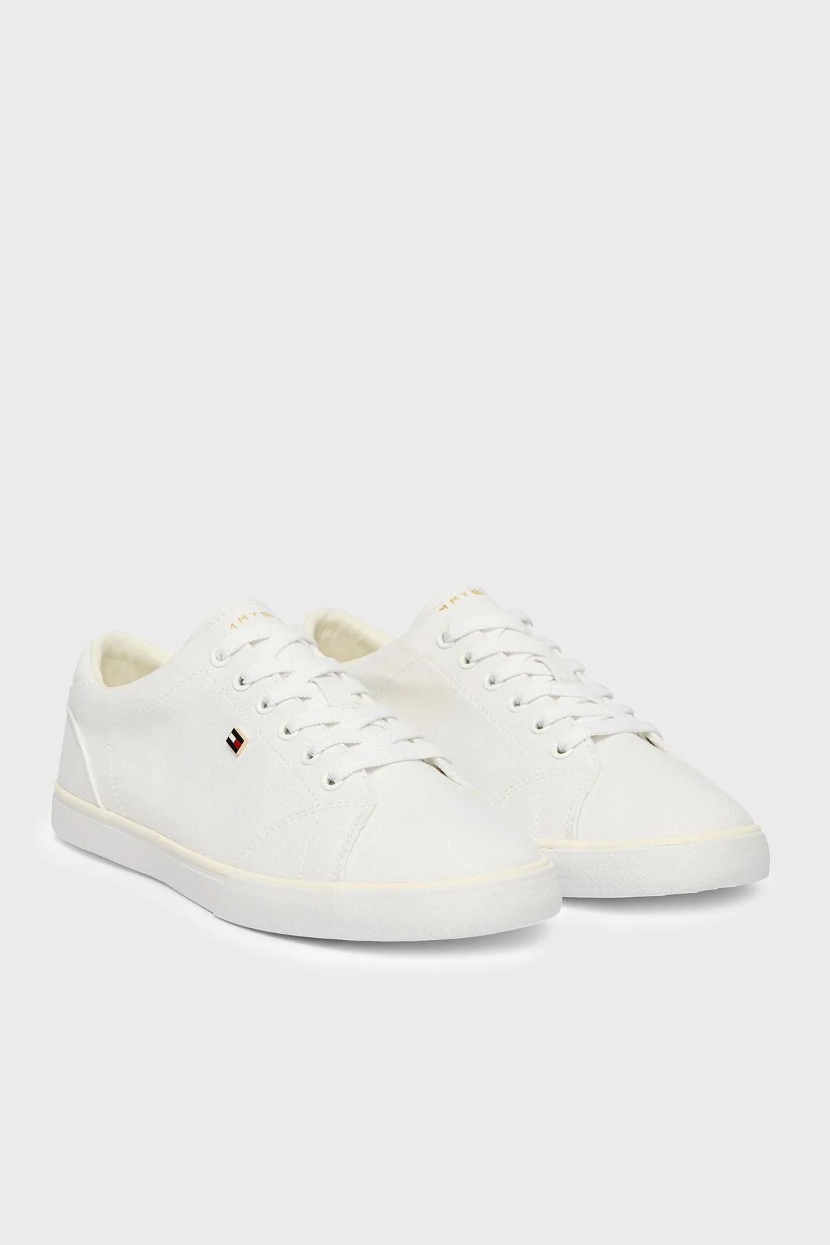 Tommy Hilfiger Logolu Sneaker Kadın Ayakkabı FW0FW09102 YBS BEYAZ - 2