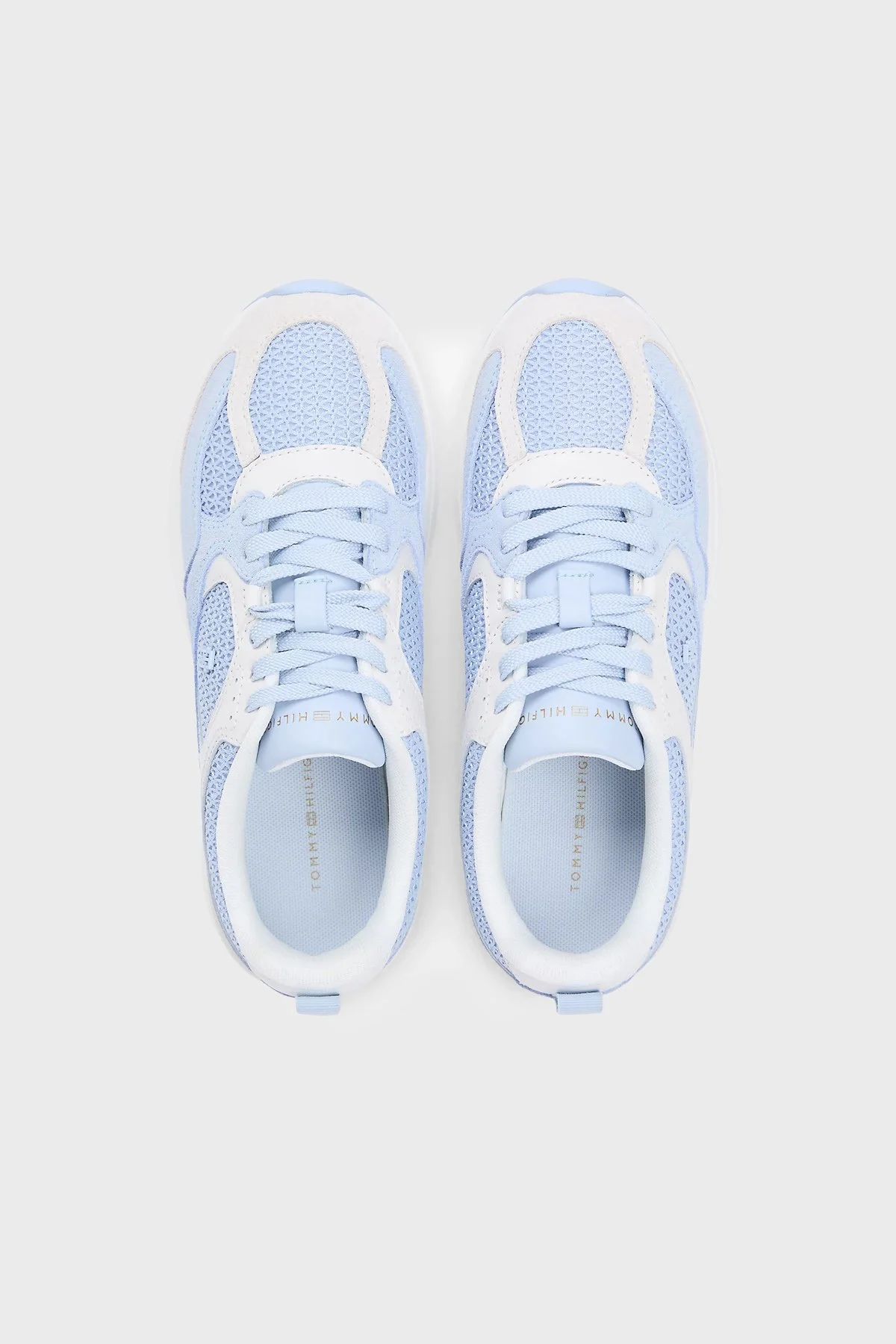 Tommy Hilfiger Logolu Sneaker Kadın Ayakkabı FW0FW09306 0G6 AÇIK MAVİ - 4