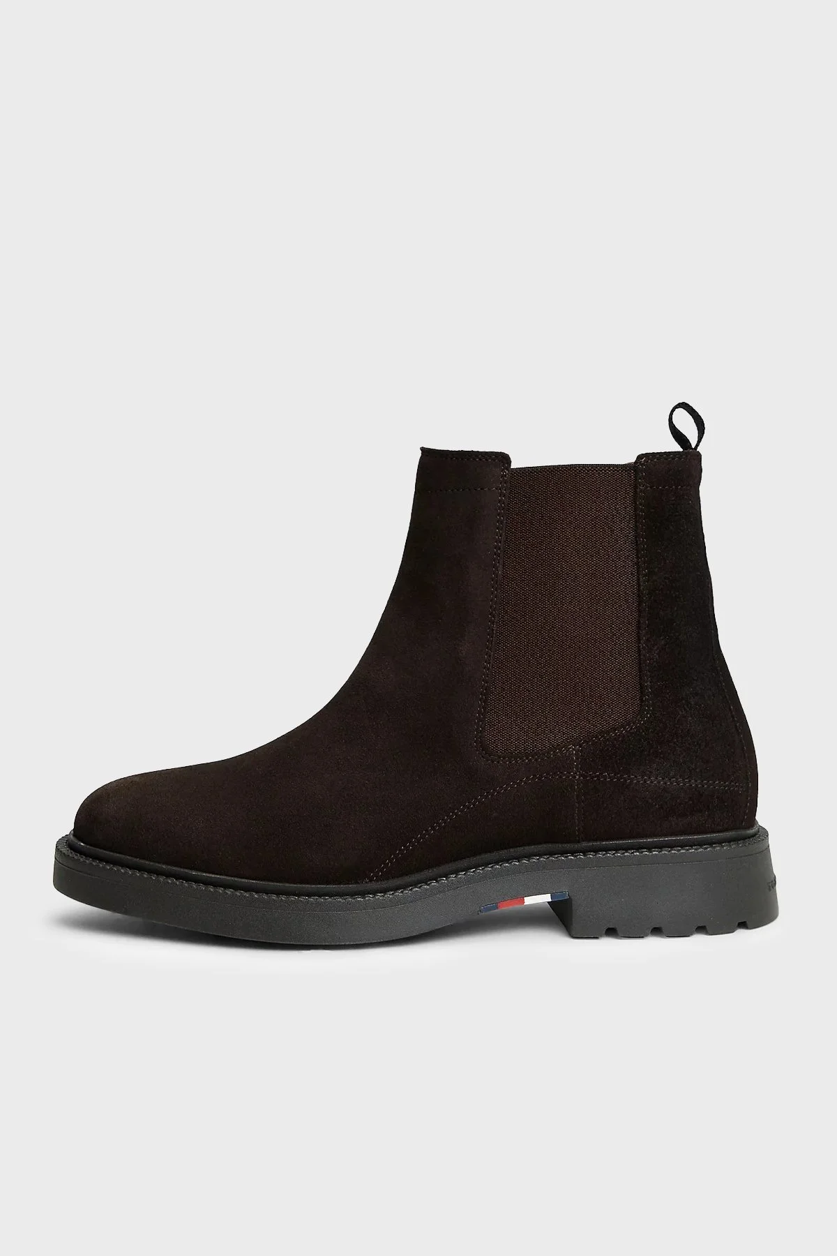 Tommy Hilfiger Logolu Süet Erkek Bot FM0FM05952 GT6 Koyu kahve - 3